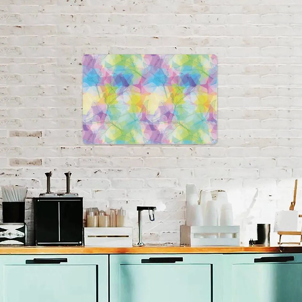 Dreamy Retro Botany Aluminum plaque painting