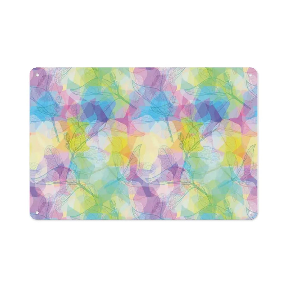 Dreamy Retro Botany Aluminum plaque painting