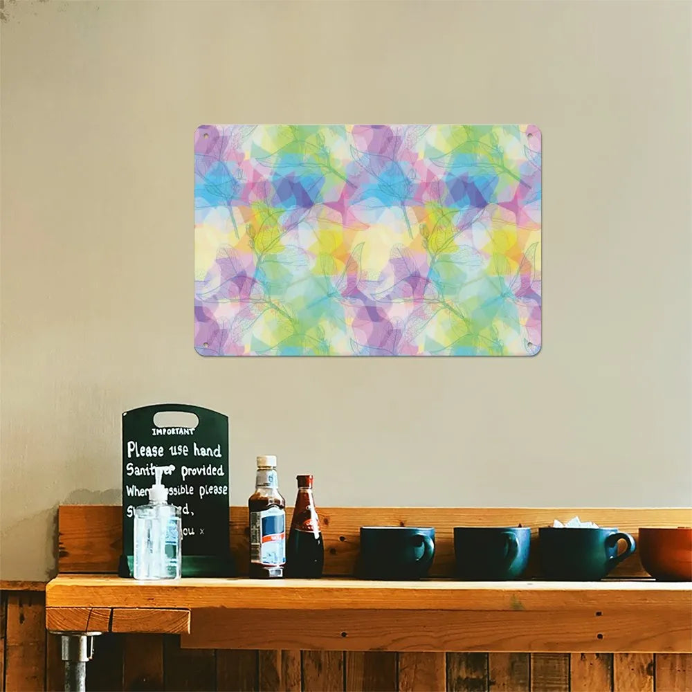 Dreamy Retro Botany Aluminum plaque painting