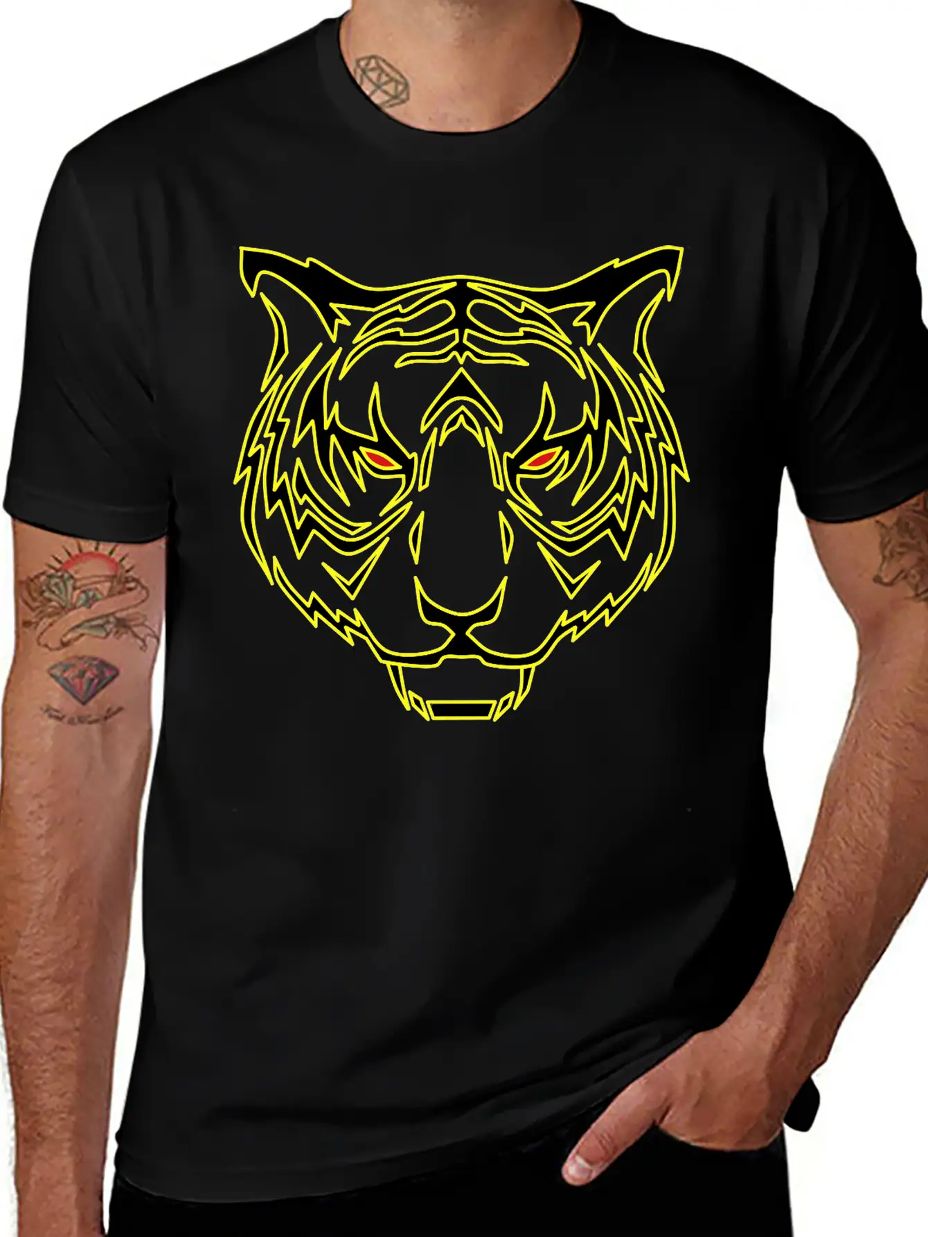 Lion,Tiger,wild Cat,lion,head,wild Unisex Casual T-Shirt – Clean Design For Daily Comfort
