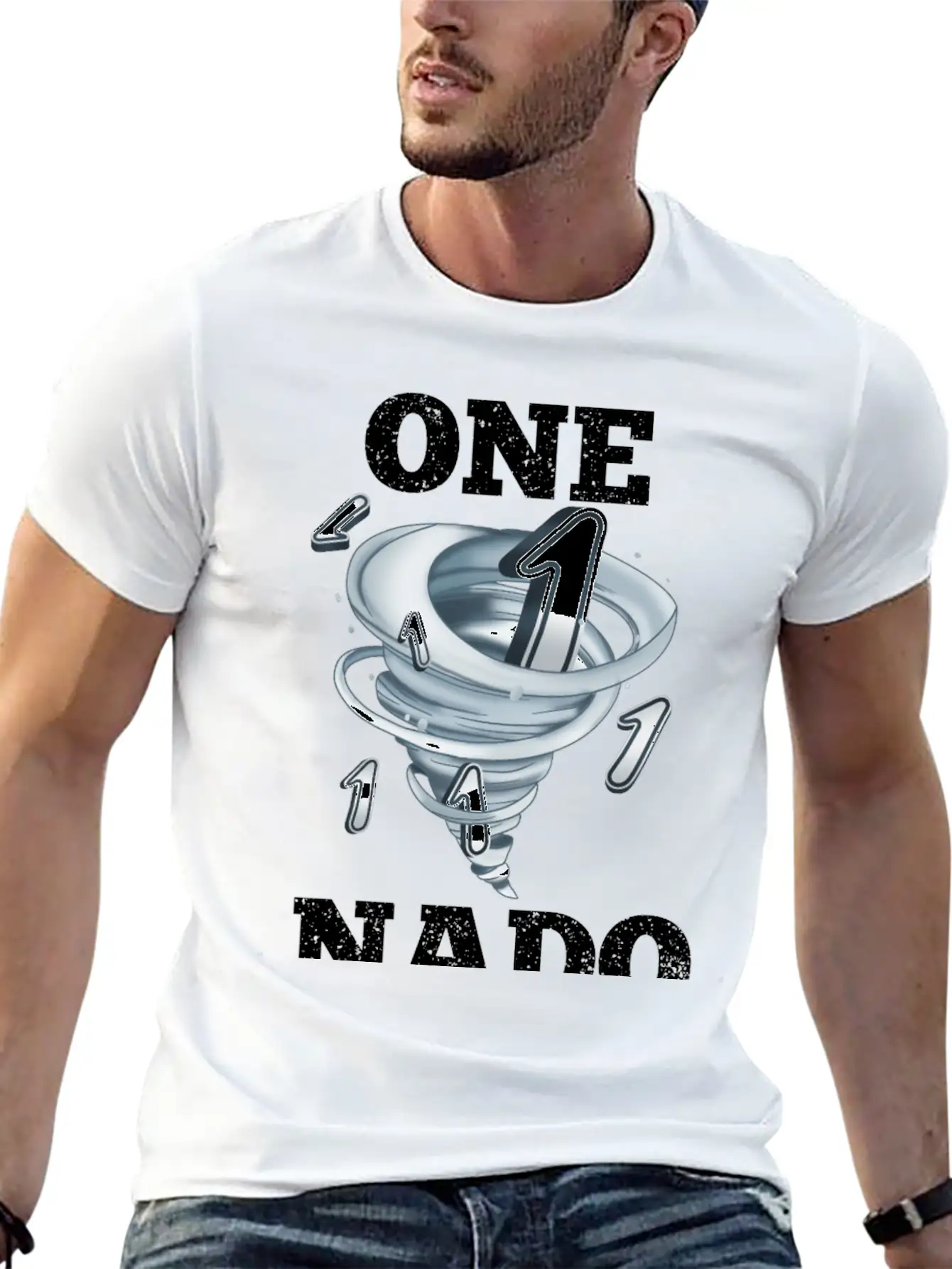 1 Birthday Tornado Unisex Casual T-Shirt – Clean Design For Daily Comfort