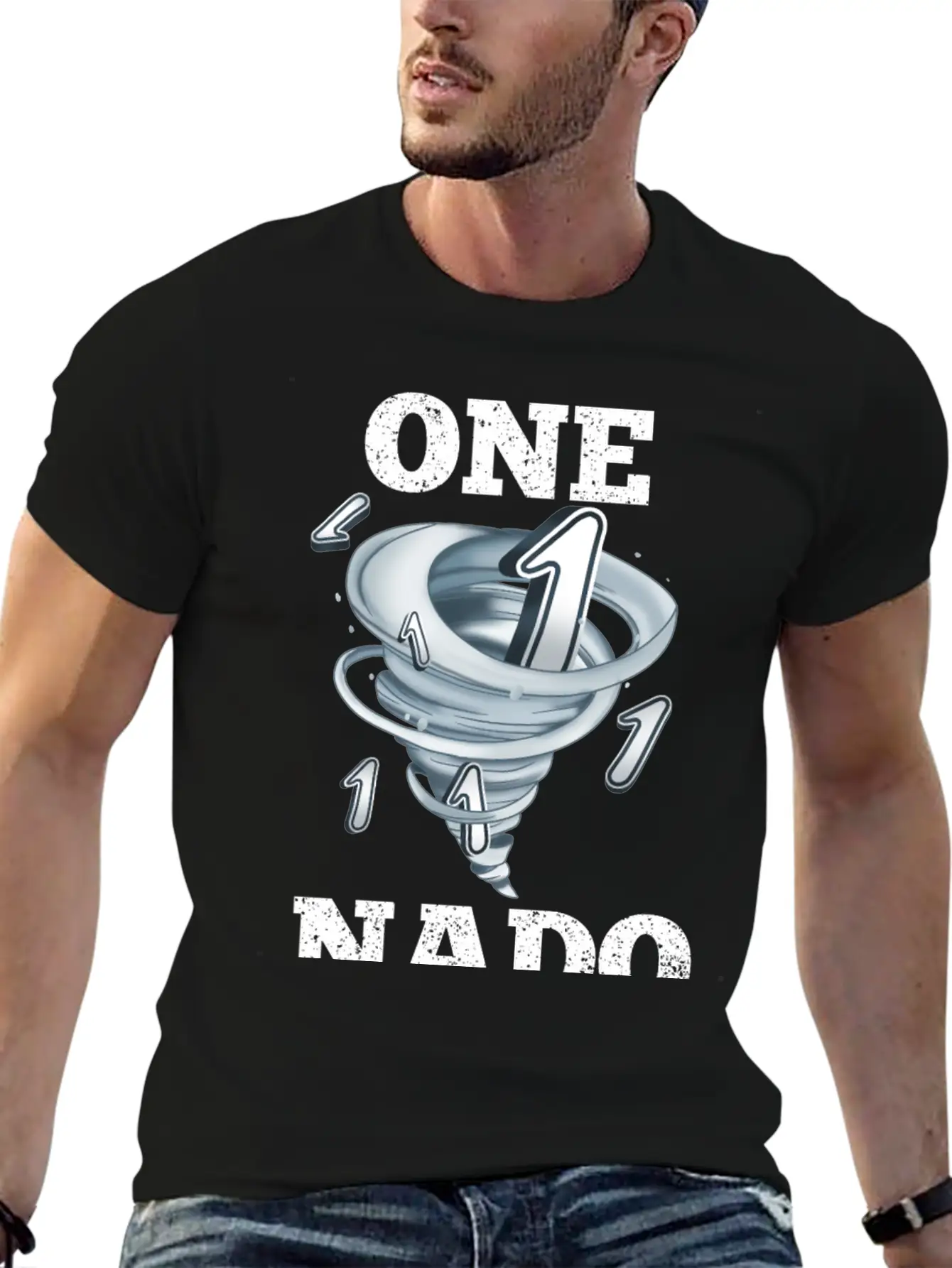 1 Birthday Tornado Unisex Casual T-Shirt – Clean Design For Daily Comfort