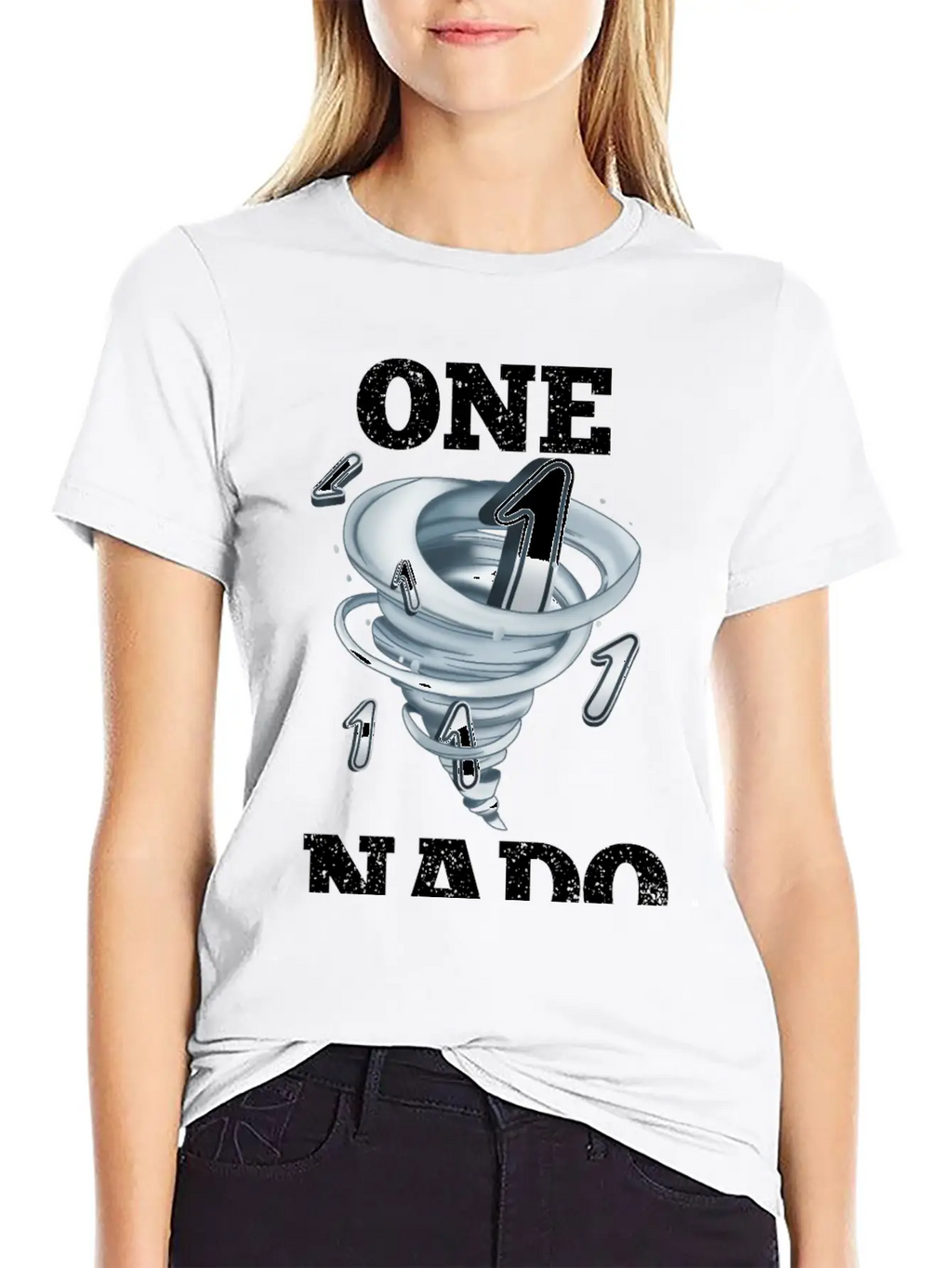1 Birthday Tornado Unisex Casual T-Shirt – Clean Design For Daily Comfort