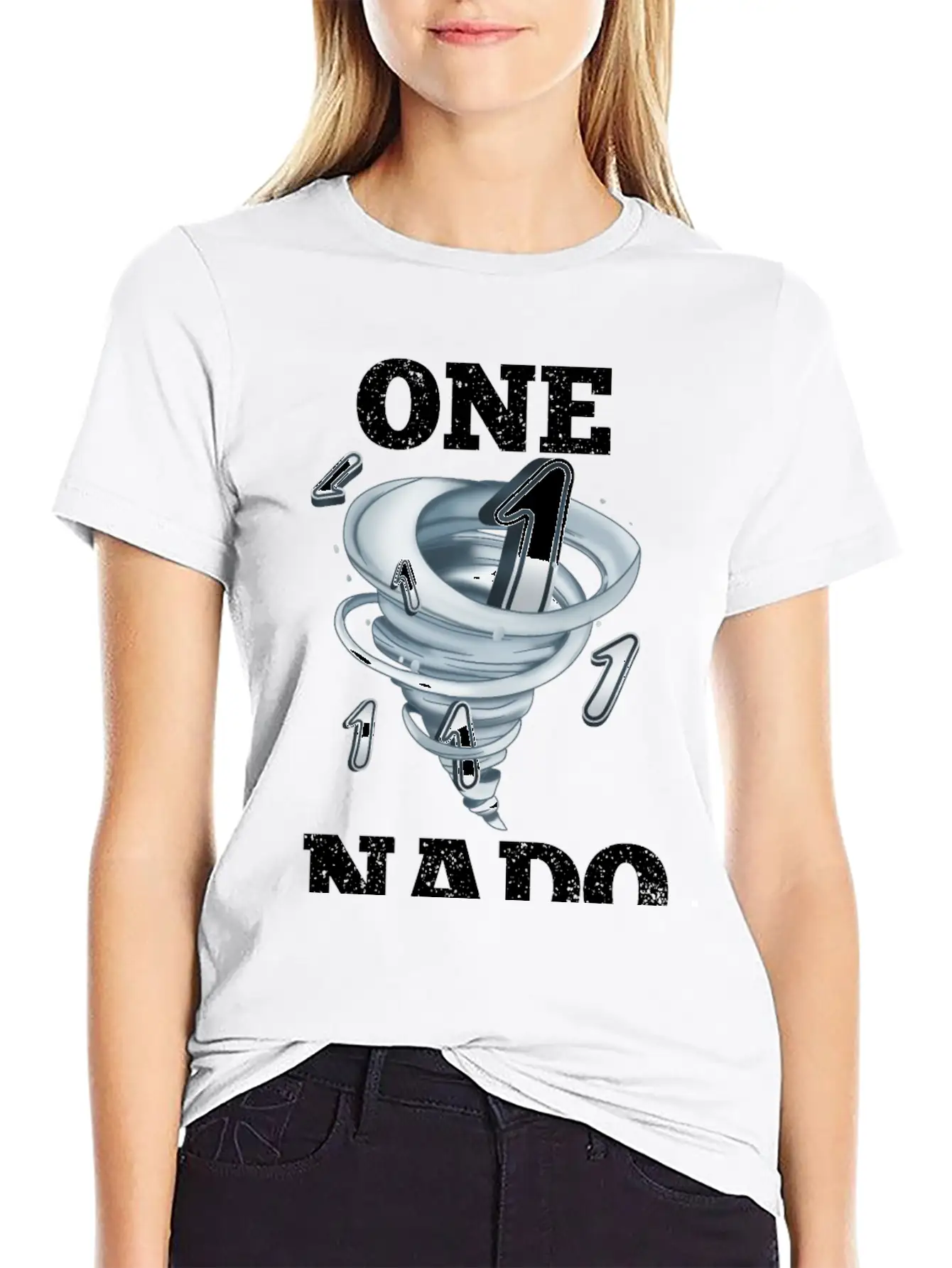 1 Birthday Tornado Unisex Casual T-Shirt – Clean Design For Daily Comfort