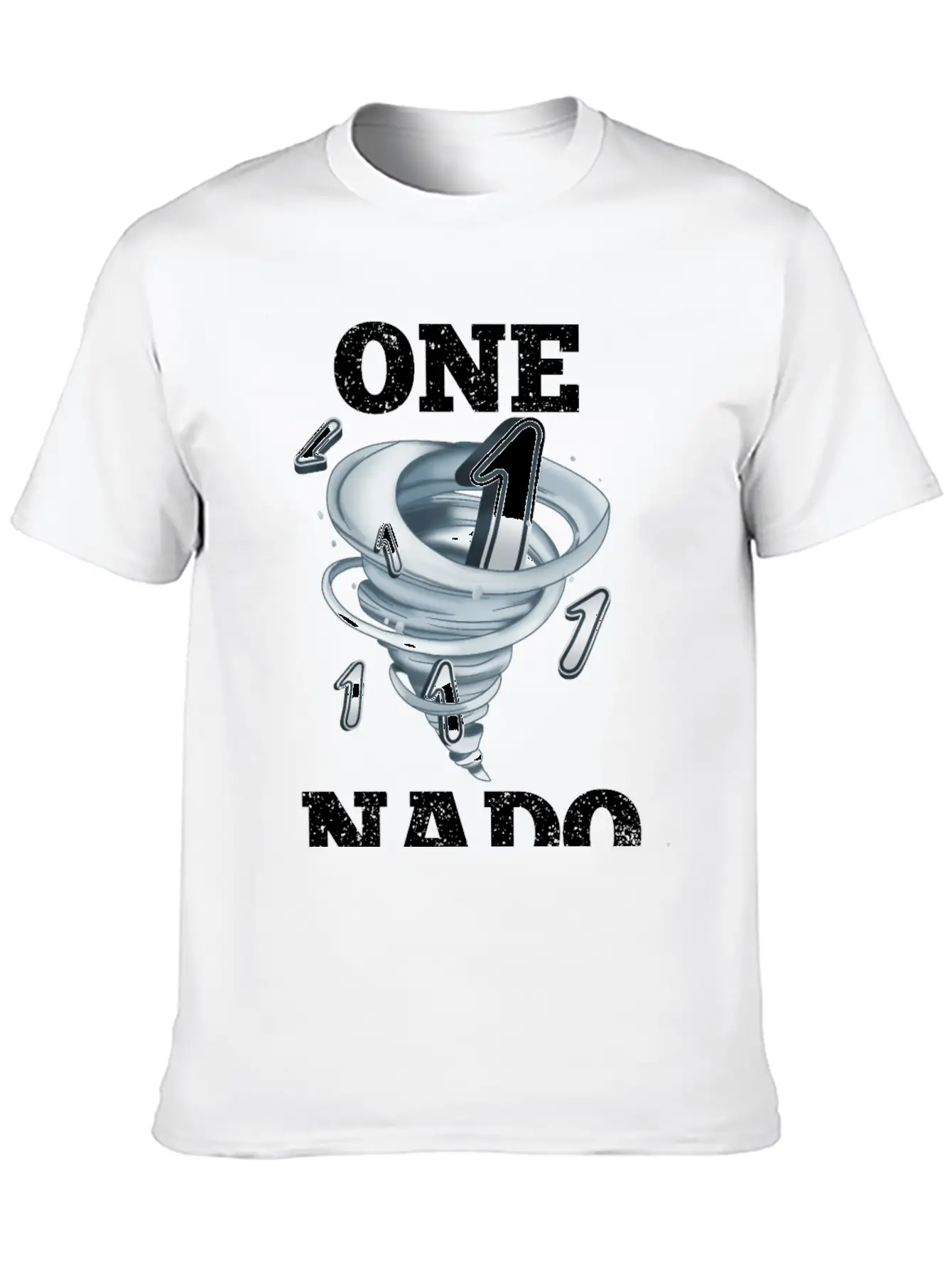 1 Birthday Tornado Unisex Casual T-Shirt – Clean Design For Daily Comfort