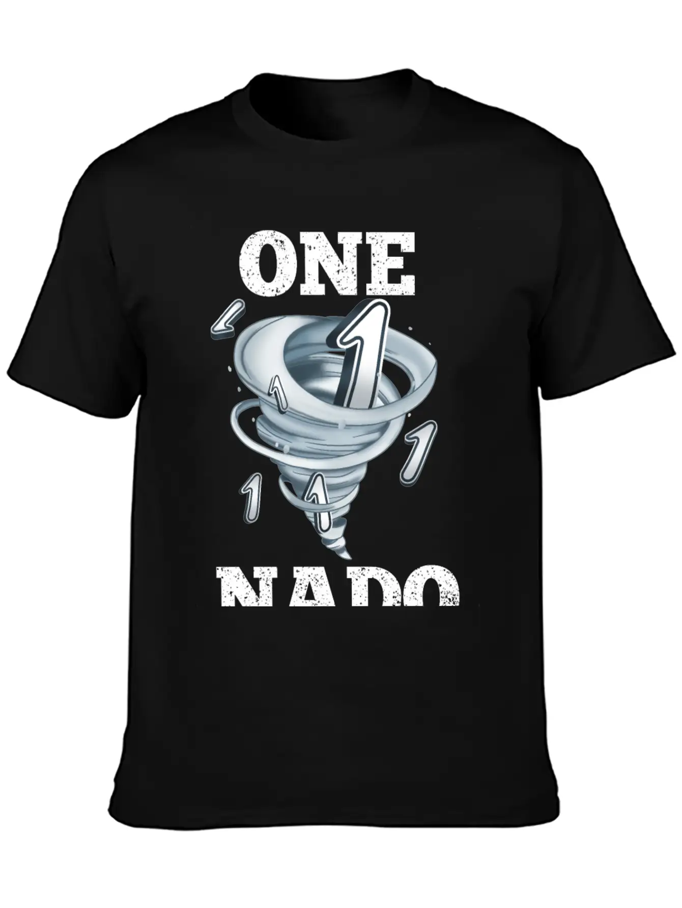 1 Birthday Tornado Unisex Casual T-Shirt – Clean Design For Daily Comfort