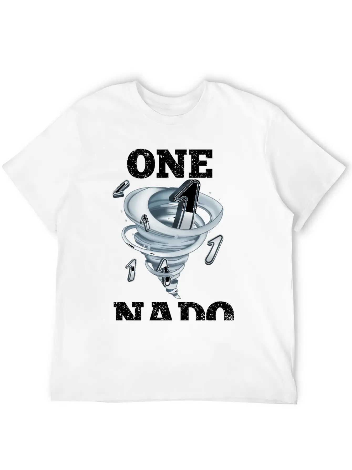 1 Birthday Tornado Unisex Casual T-Shirt – Clean Design For Daily Comfort