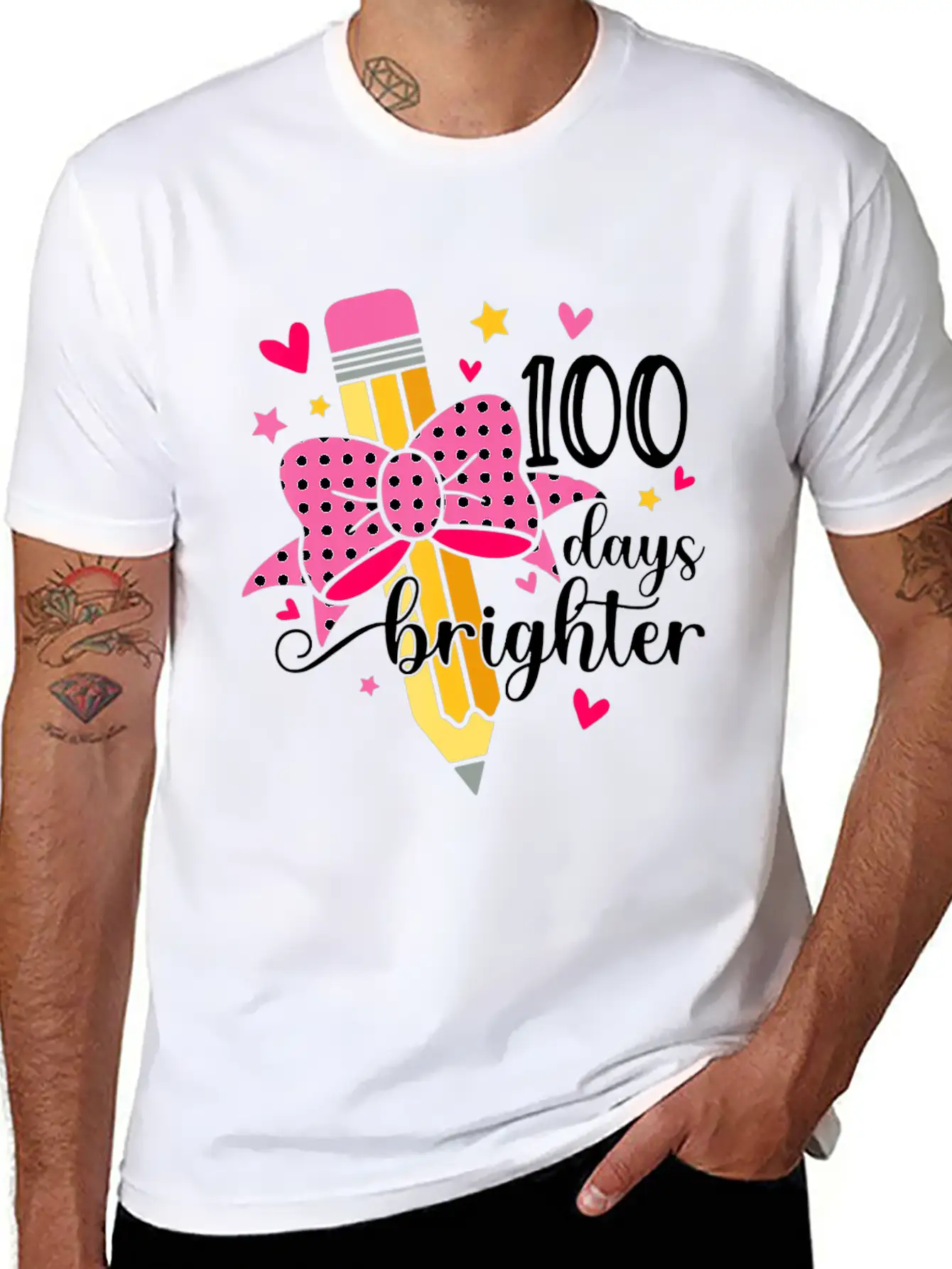 100 Days 100th Day Of School Soft Cotton Short Sleeve Tee – Unisex Wardrobe Staple
