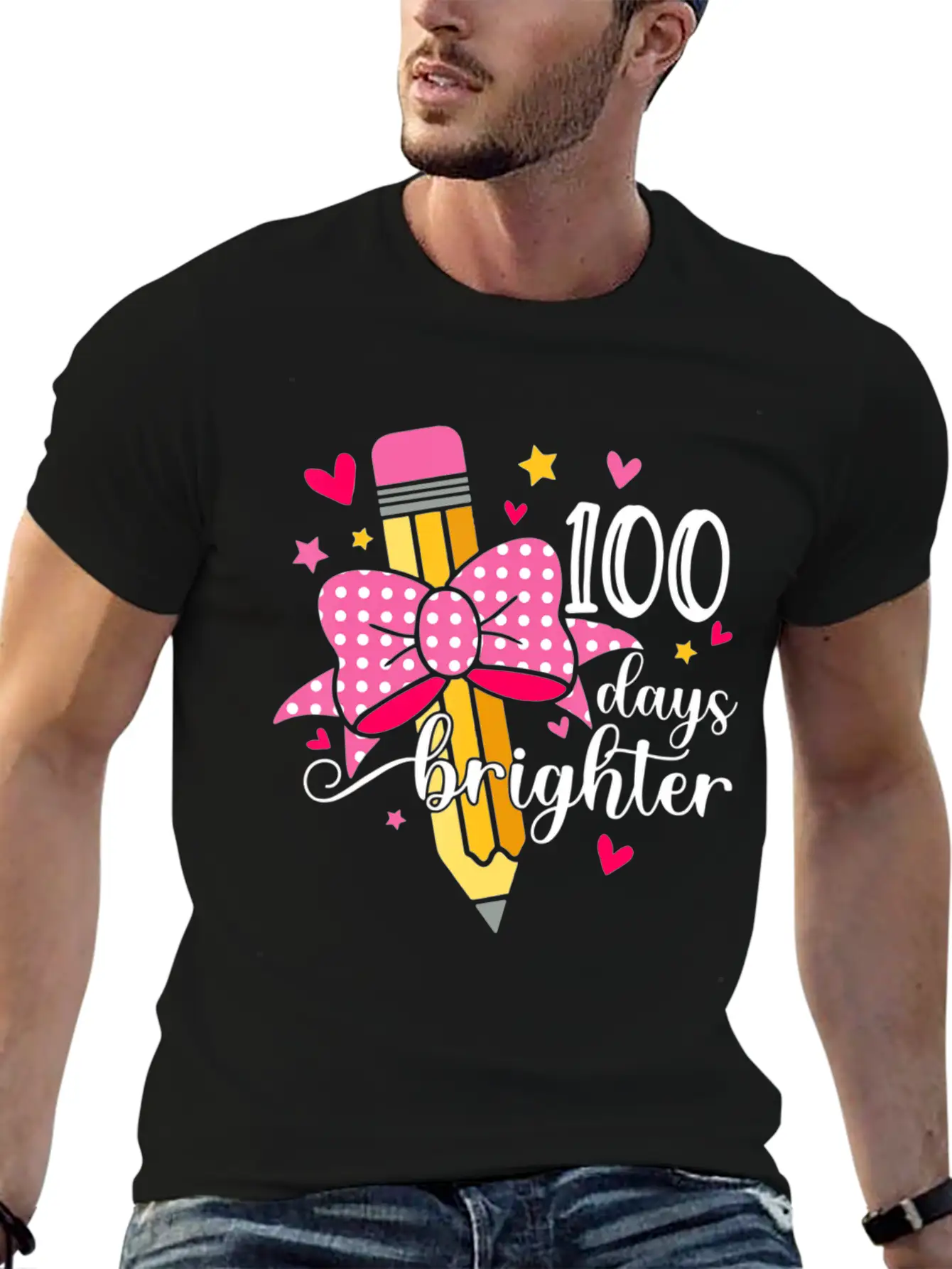 100 Days 100th Day Of School Soft Cotton Short Sleeve Tee – Unisex Wardrobe Staple