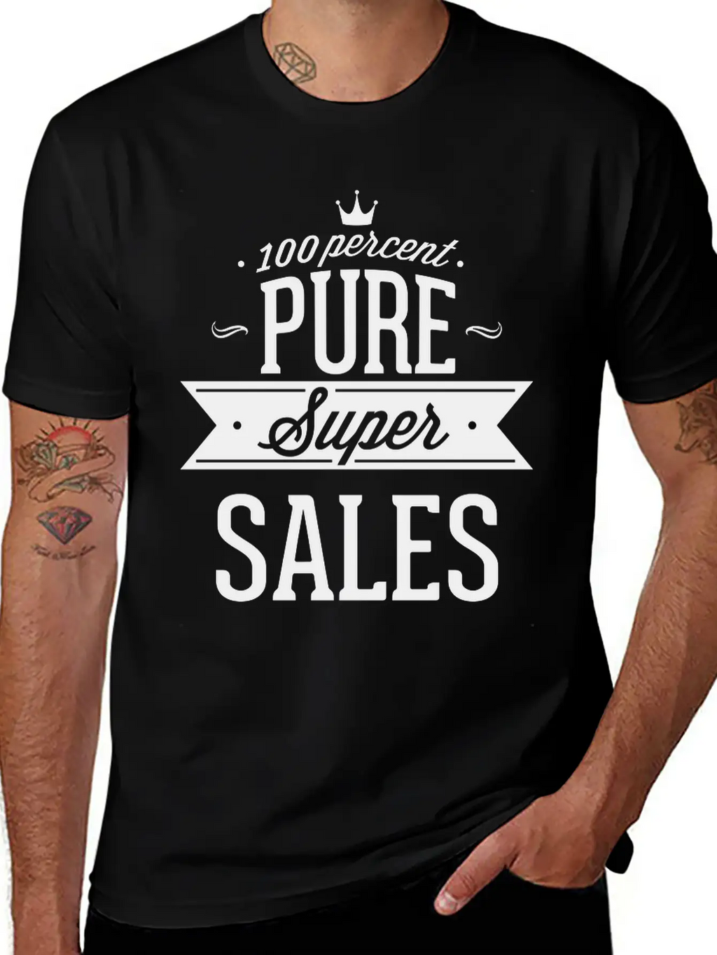 100 Percent Pure Super Sales Unisex Short Sleeve Soft Cotton T-Shirt – Casual Everyday Wear