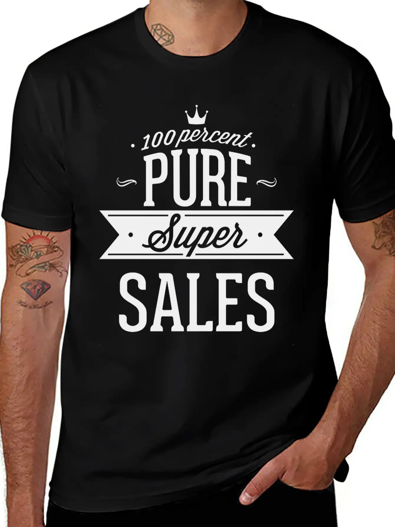 100 Percent Pure Super Sales Unisex Short Sleeve Soft Cotton T-Shirt – Casual Everyday Wear