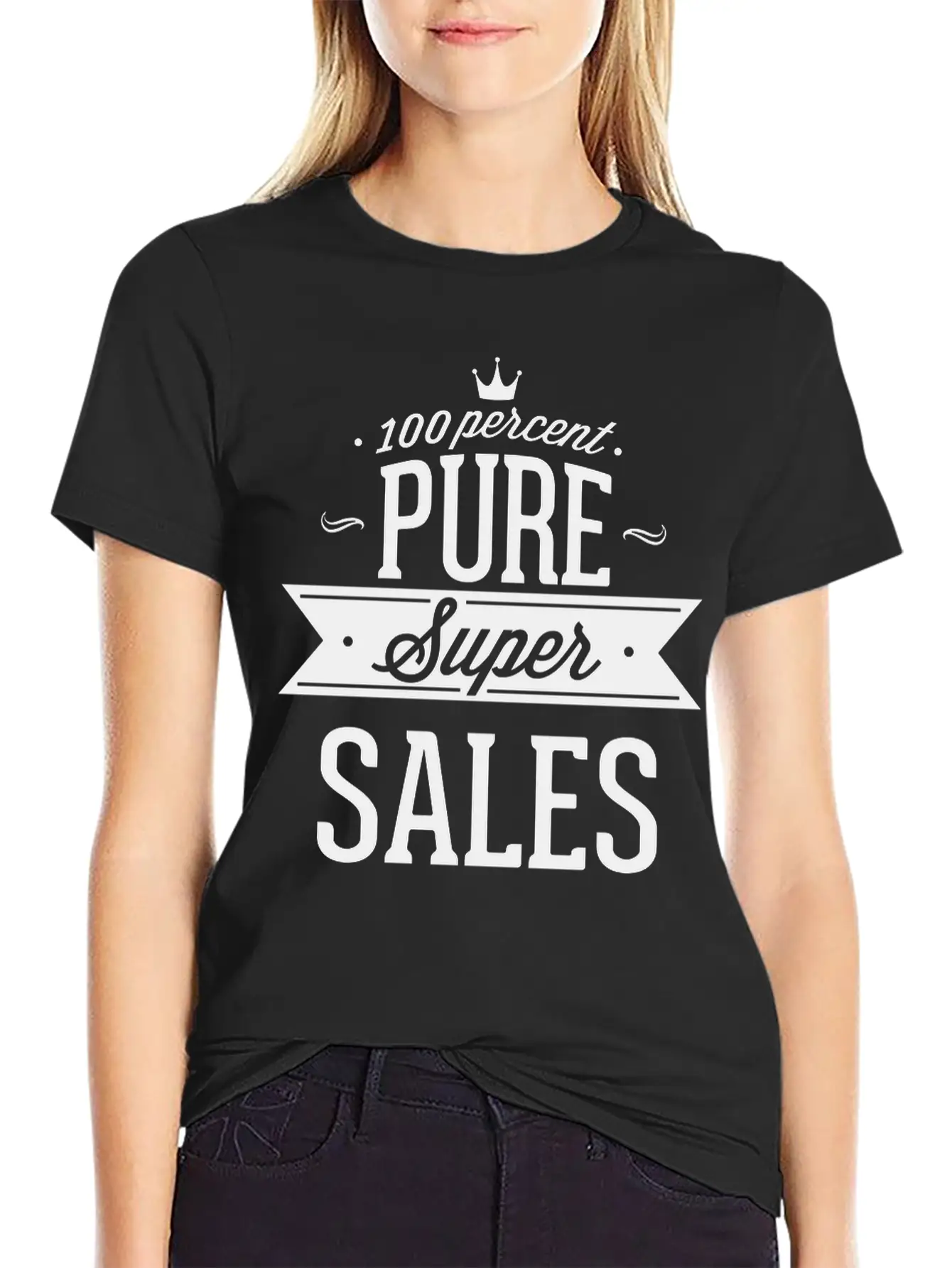 100 Percent Pure Super Sales Unisex Short Sleeve Soft Cotton T-Shirt – Casual Everyday Wear