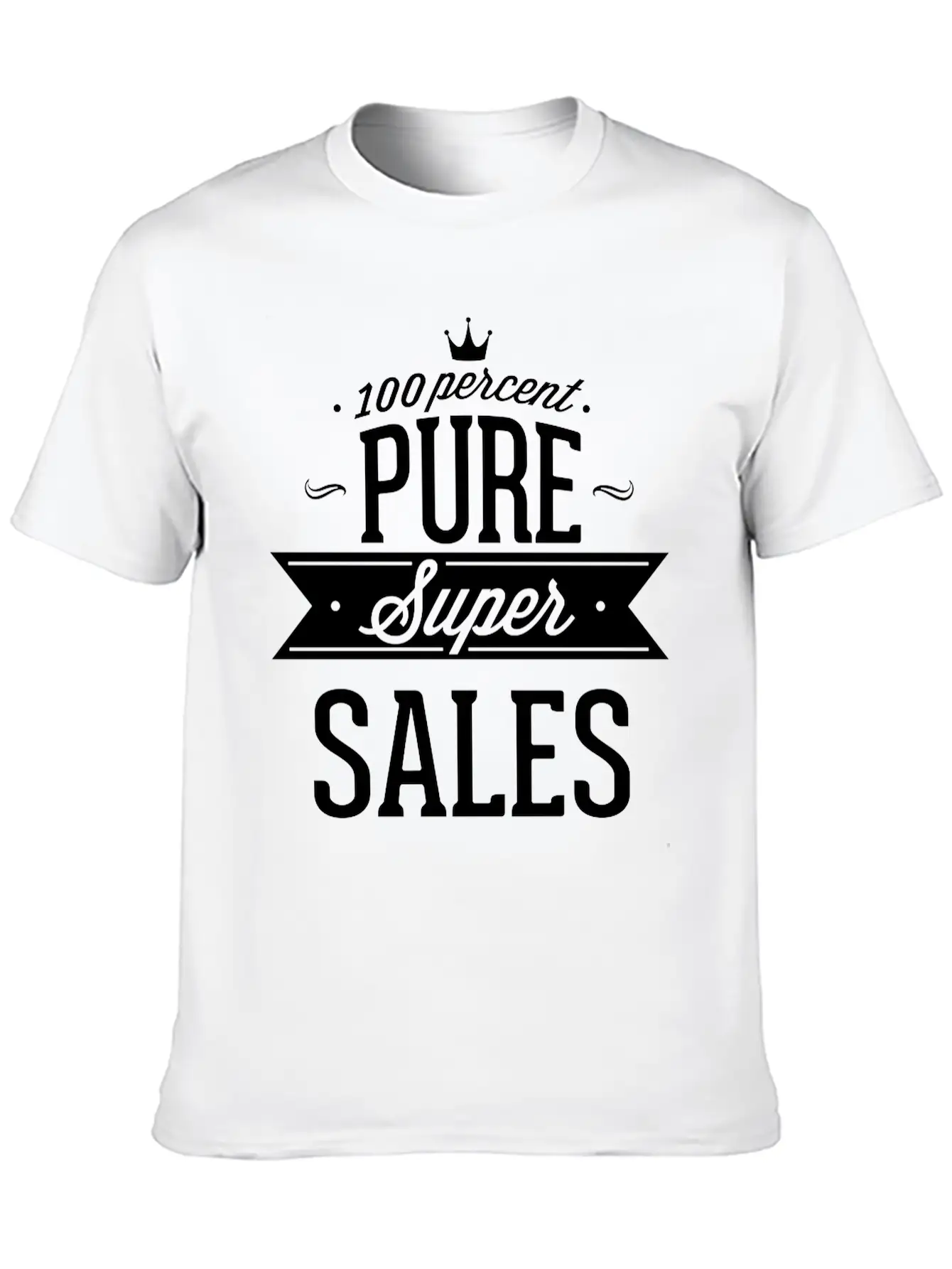 100 Percent Pure Super Sales Unisex Short Sleeve Soft Cotton T-Shirt – Casual Everyday Wear