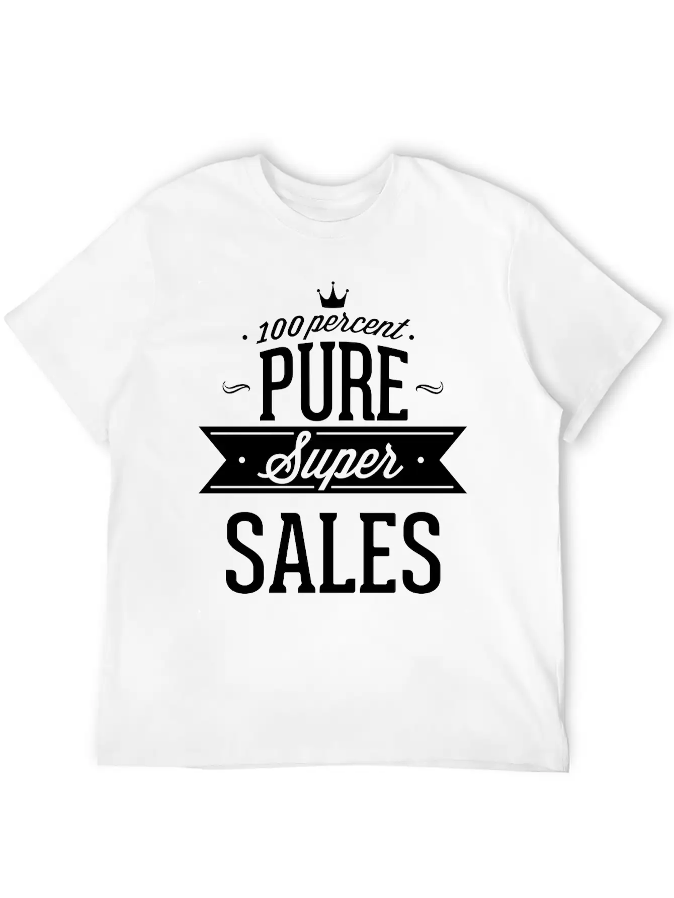 100 Percent Pure Super Sales Unisex Short Sleeve Soft Cotton T-Shirt – Casual Everyday Wear