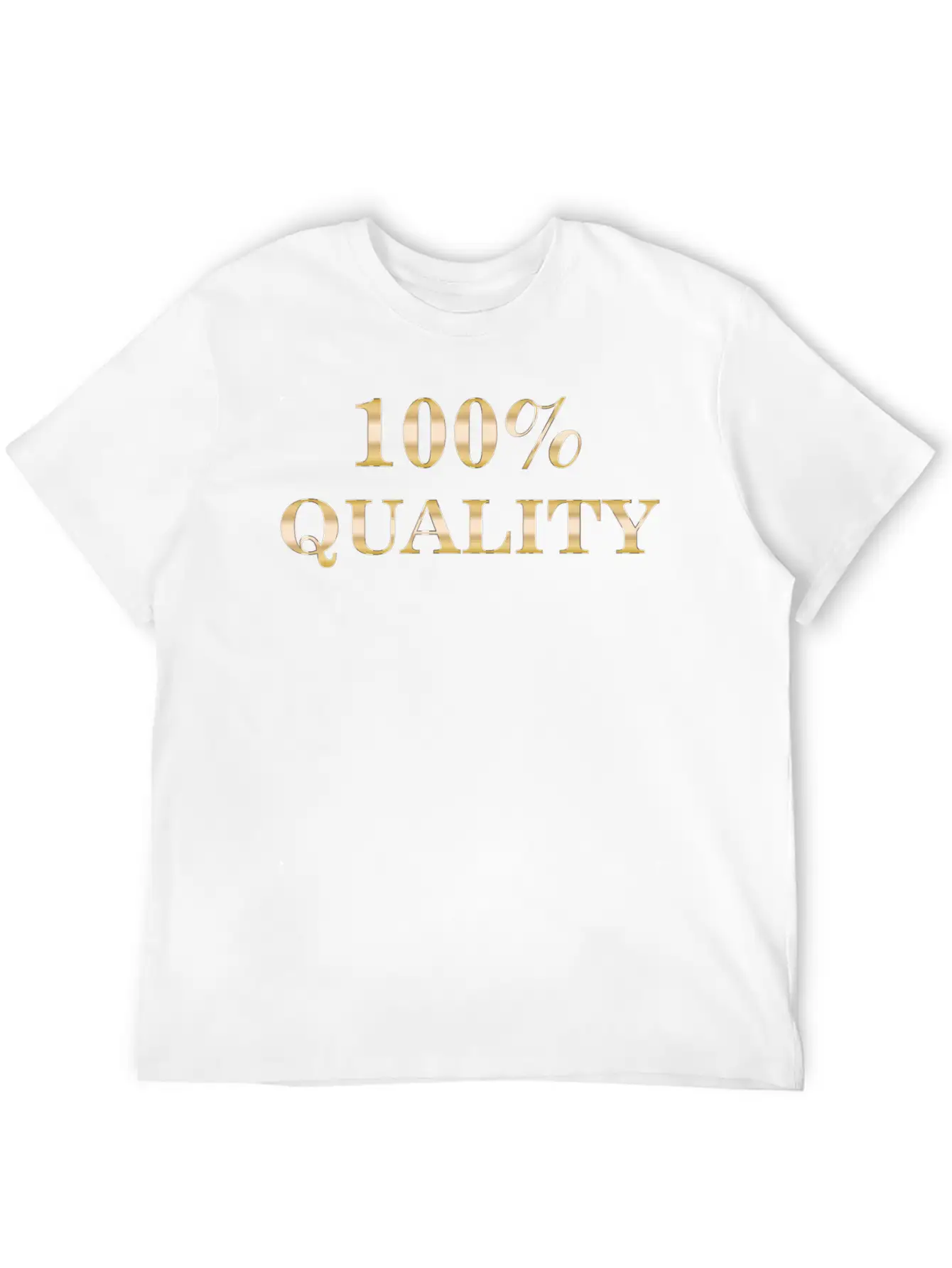 100 Percent Quality Typography No Background Relaxed Everyday Tee – Lightweight And Durable Cotton