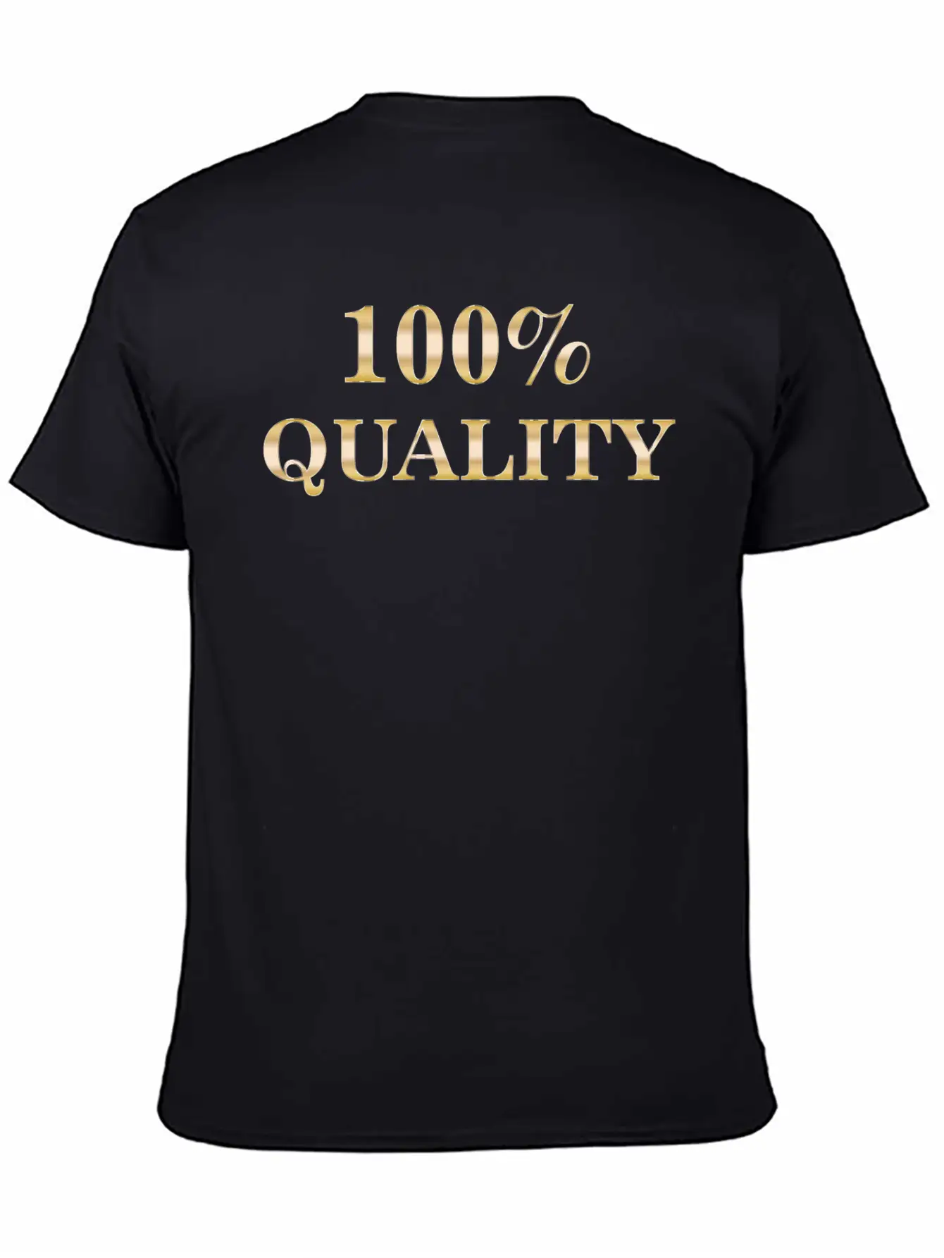 100 Percent Quality Typography No Background Relaxed Everyday Tee – Lightweight And Durable Cotton