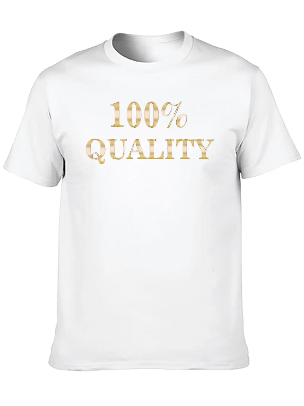 100 Percent Quality Typography No Background Relaxed Everyday Tee – Lightweight And Durable Cotton