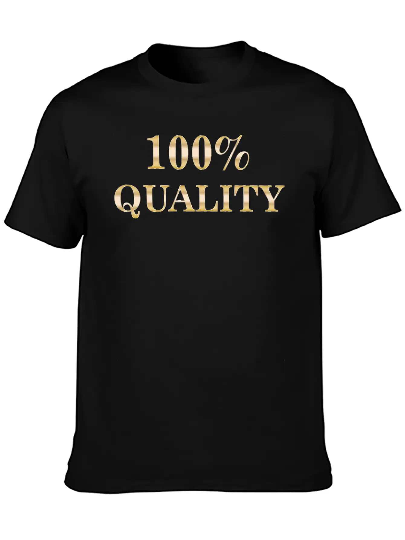 100 Percent Quality Typography No Background Relaxed Everyday Tee – Lightweight And Durable Cotton