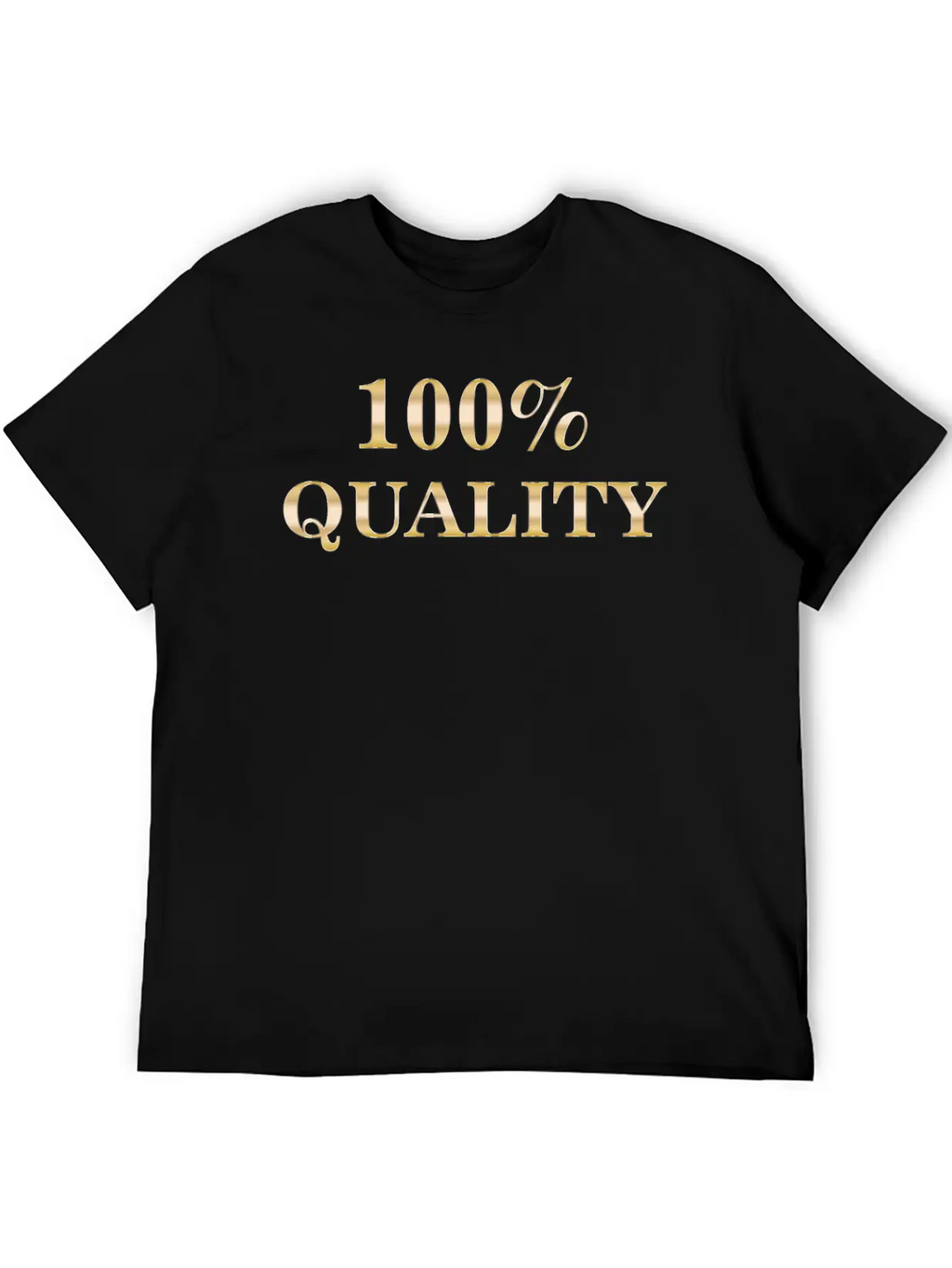 100 Percent Quality Typography No Background Relaxed Everyday Tee – Lightweight And Durable Cotton