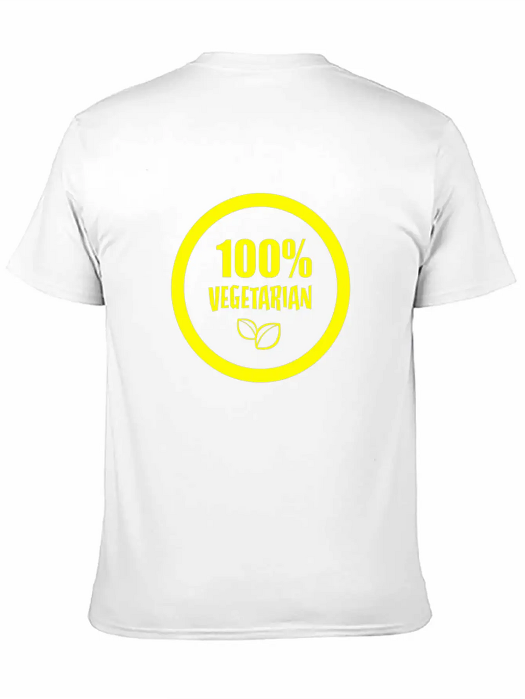 100 Vegetarian Funny Tshirt Unisex Short Sleeve Soft Cotton T-Shirt – Casual Everyday Wear
