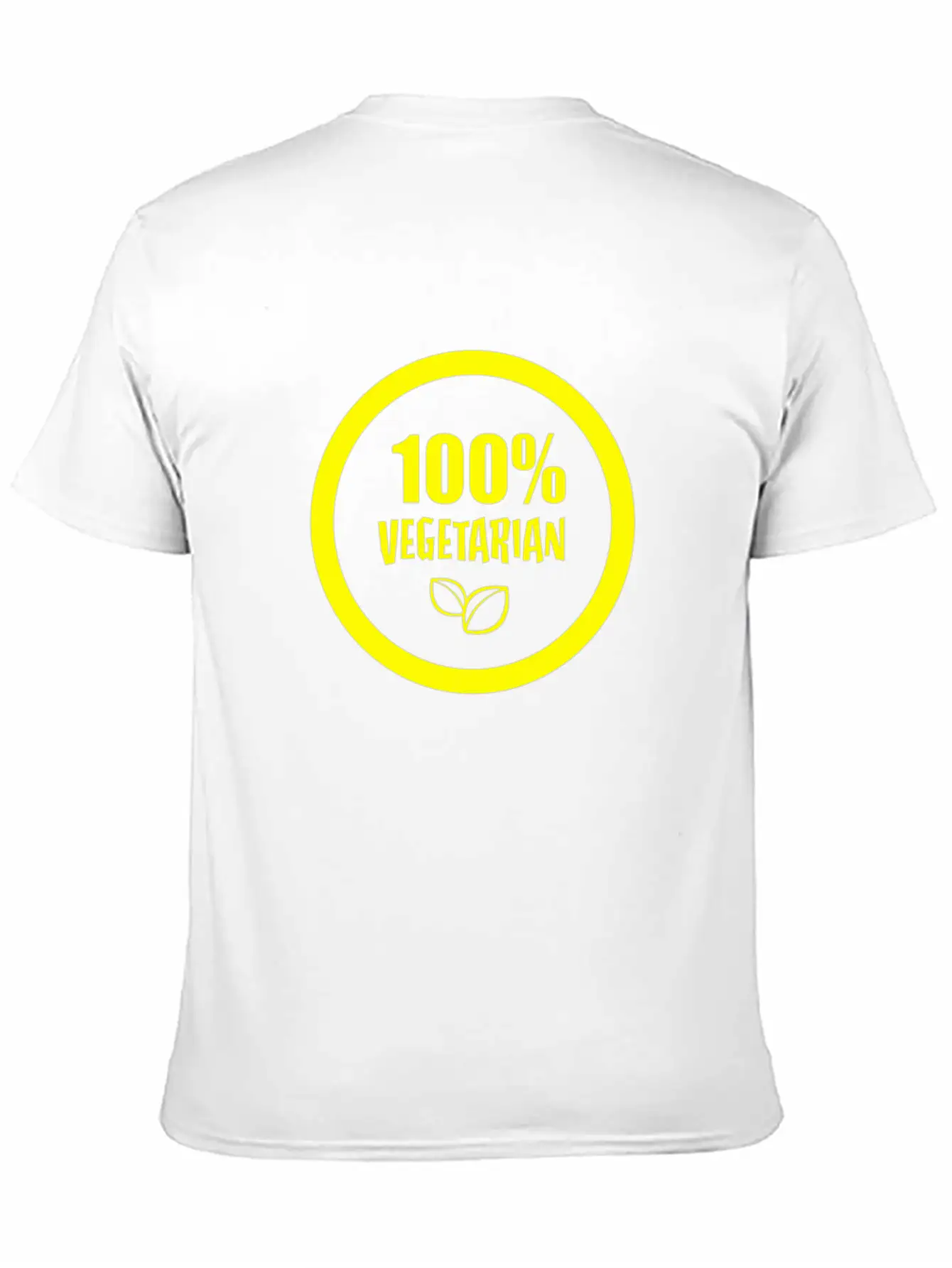 100 Vegetarian Funny Tshirt Unisex Short Sleeve Soft Cotton T-Shirt – Casual Everyday Wear