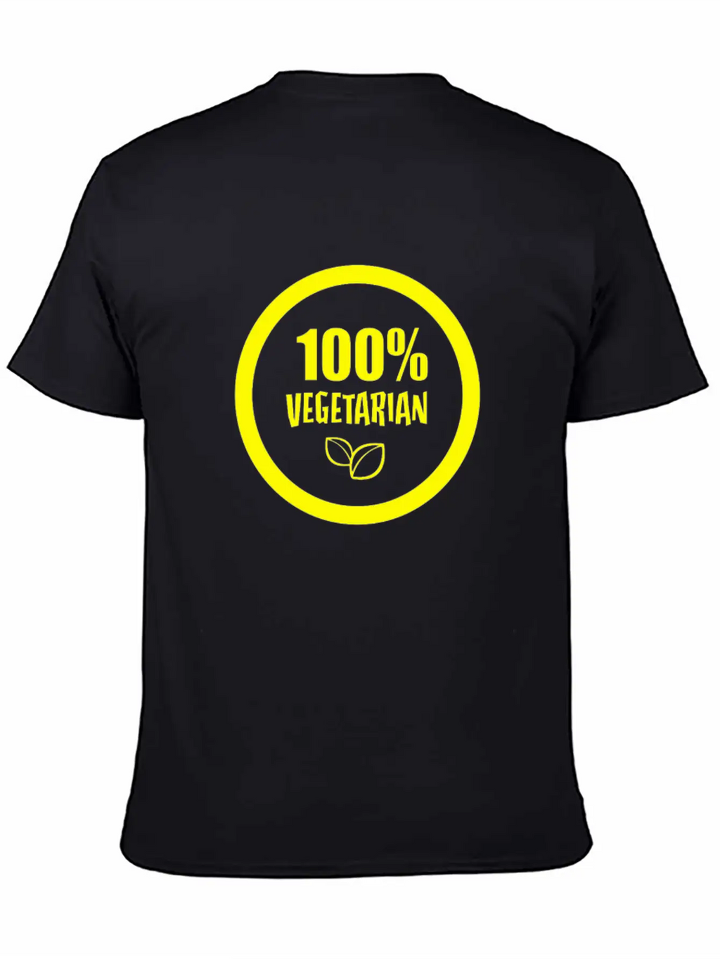 100 Vegetarian Funny Tshirt Unisex Short Sleeve Soft Cotton T-Shirt – Casual Everyday Wear