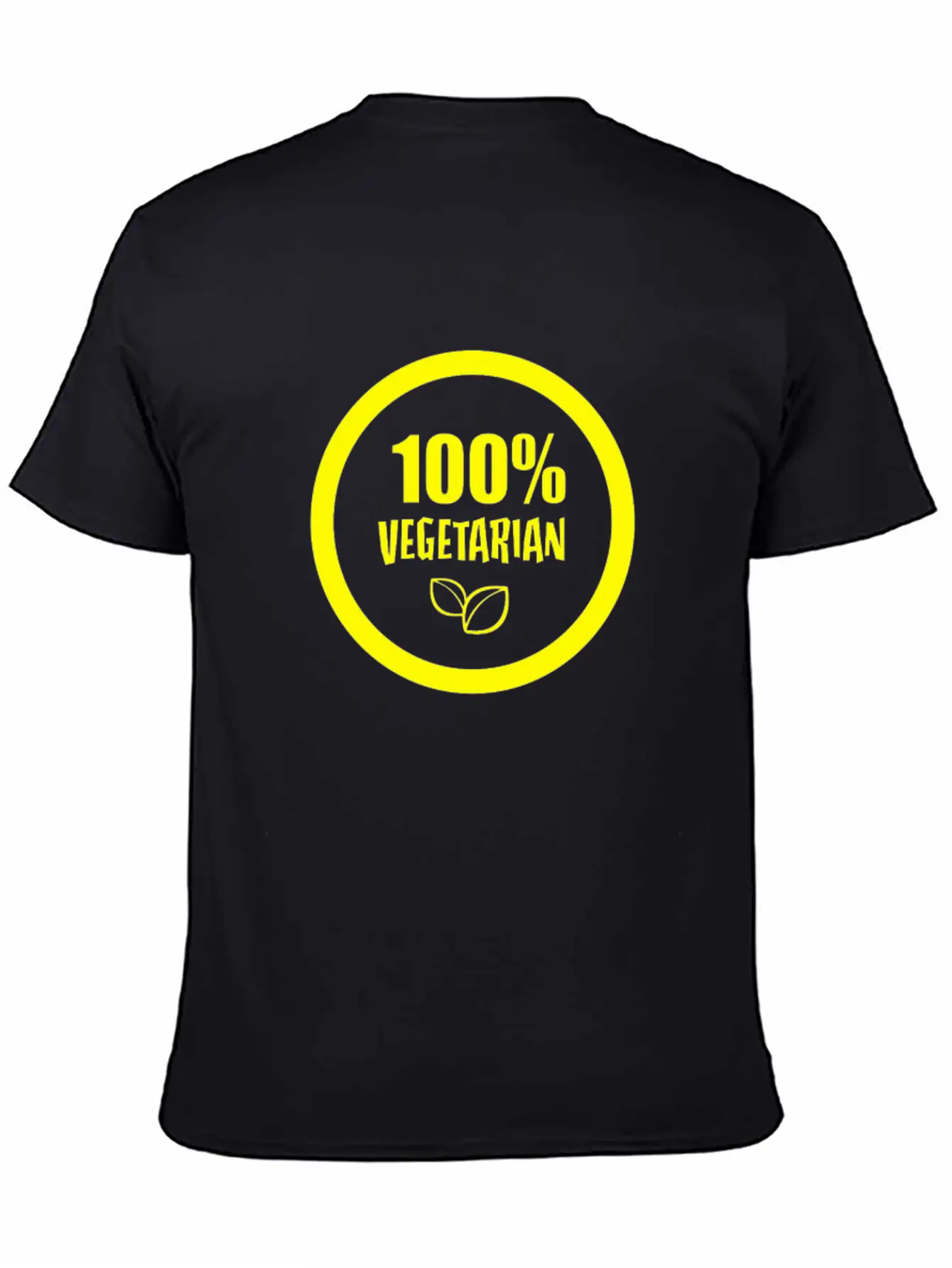 100 Vegetarian Funny Tshirt Unisex Short Sleeve Soft Cotton T-Shirt – Casual Everyday Wear
