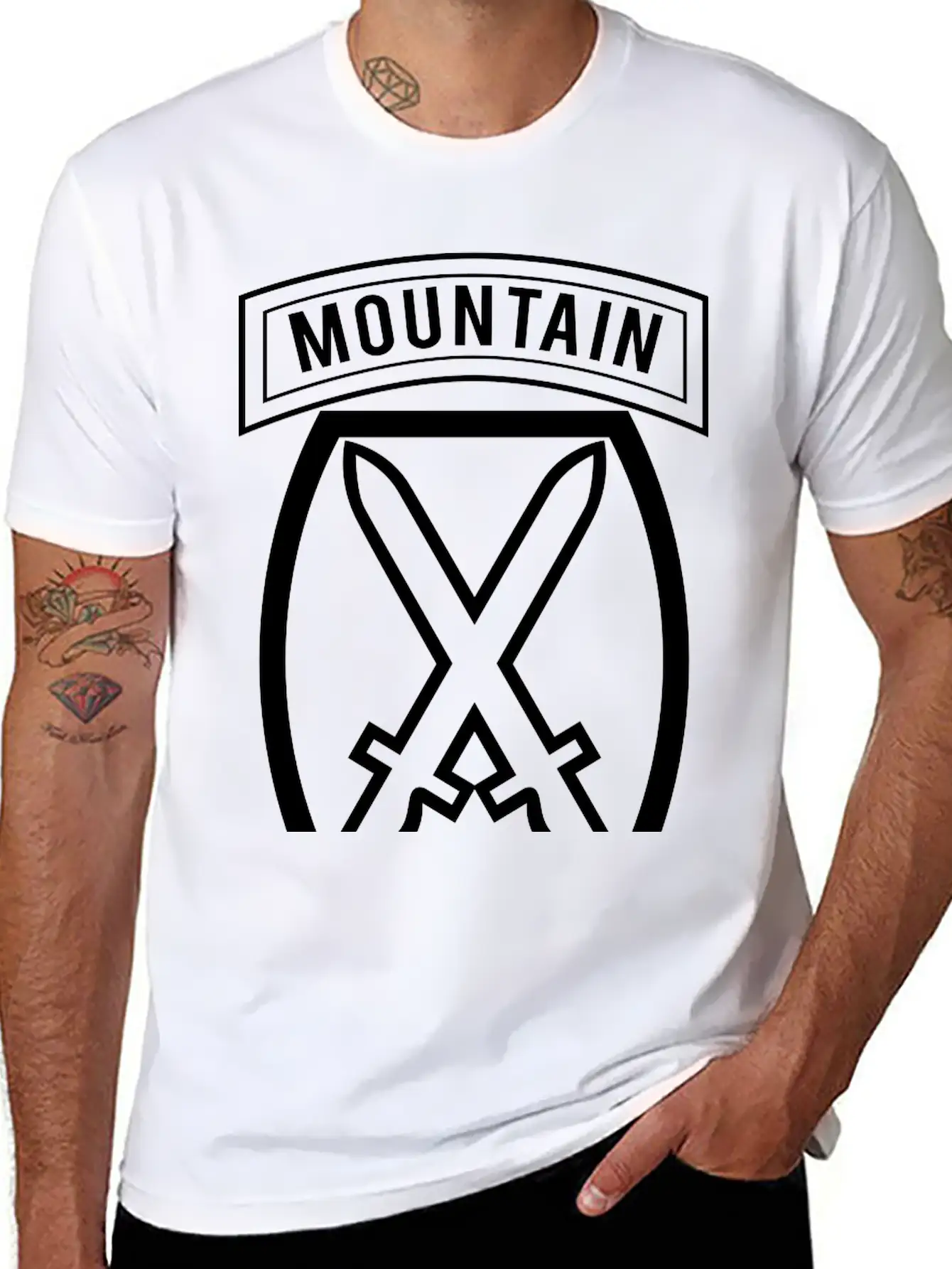 10th Mountain Stylish Everyday T-Shirt – Unisex Basic Cotton Tee