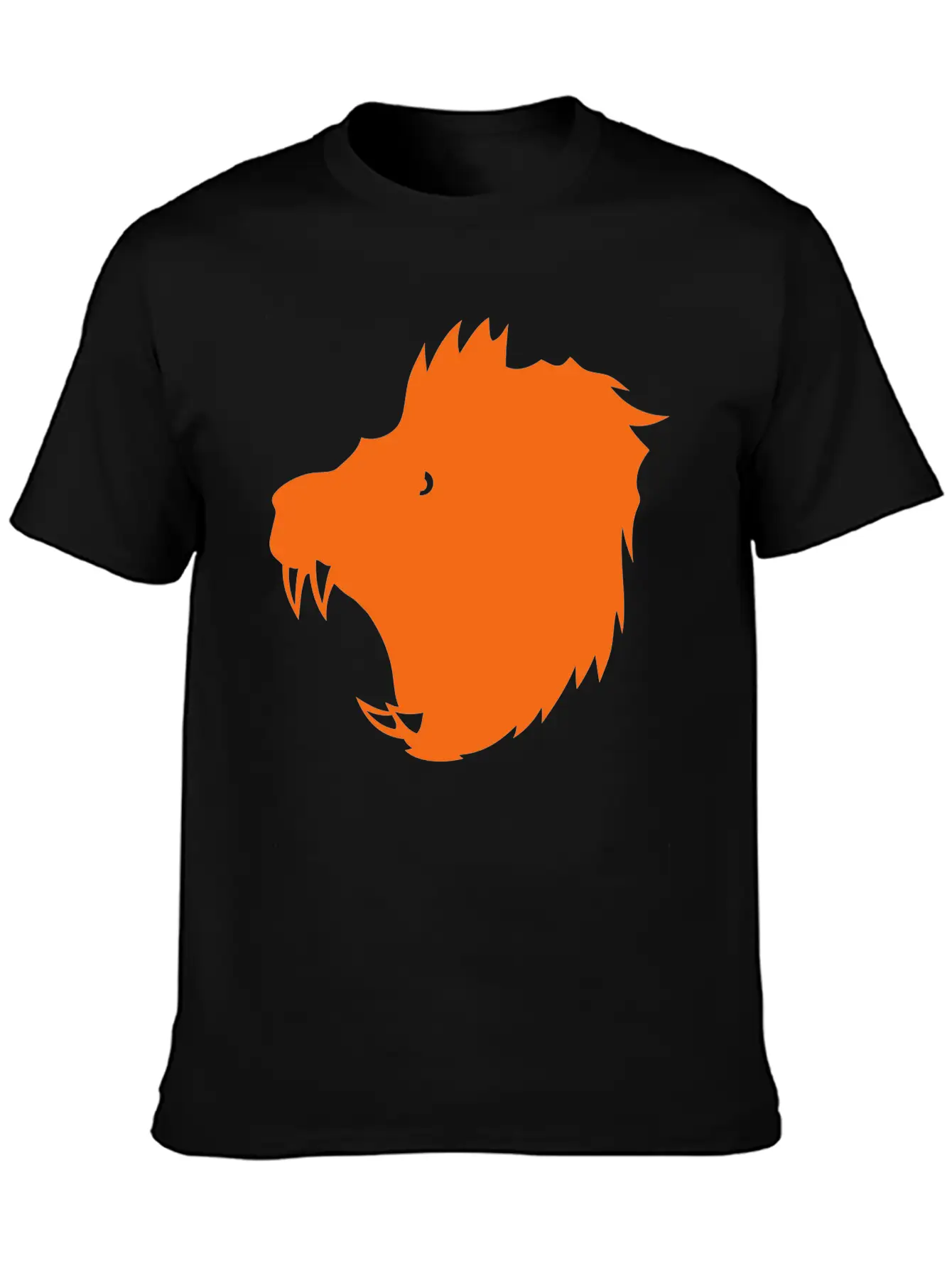 12022 Lion Figure Shadow Stylish Everyday T-Shirt – Unisex Basic Cotton Tee