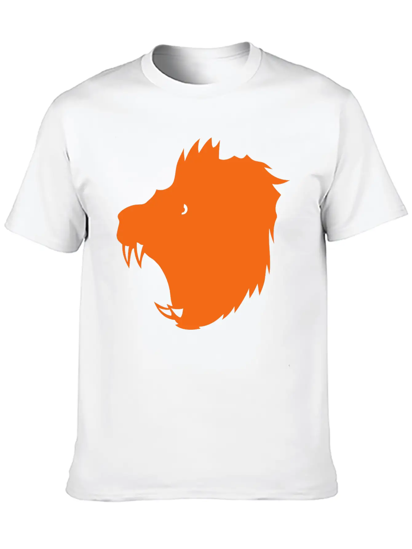 12022 Lion Figure Shadow Stylish Everyday T-Shirt – Unisex Basic Cotton Tee