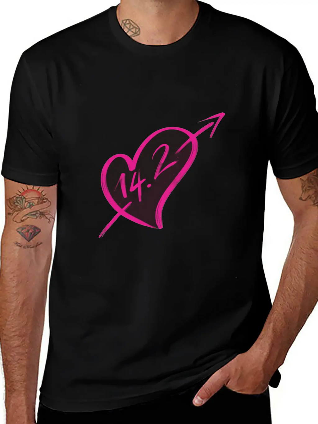14-2 Valentines Comfortable Minimalist Graphic Tee – Summer Style Essential