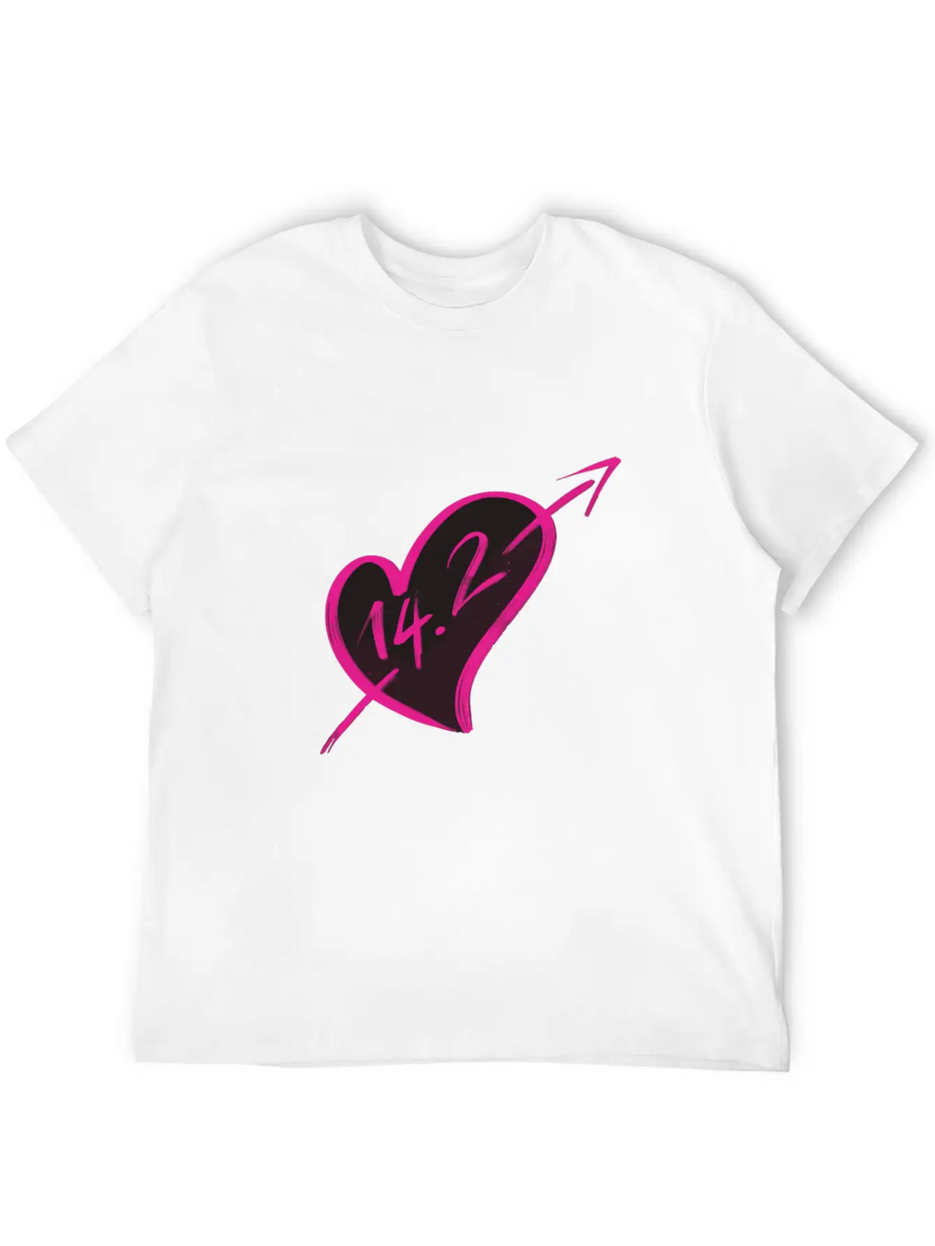 14-2 Valentines Comfortable Minimalist Graphic Tee – Summer Style Essential