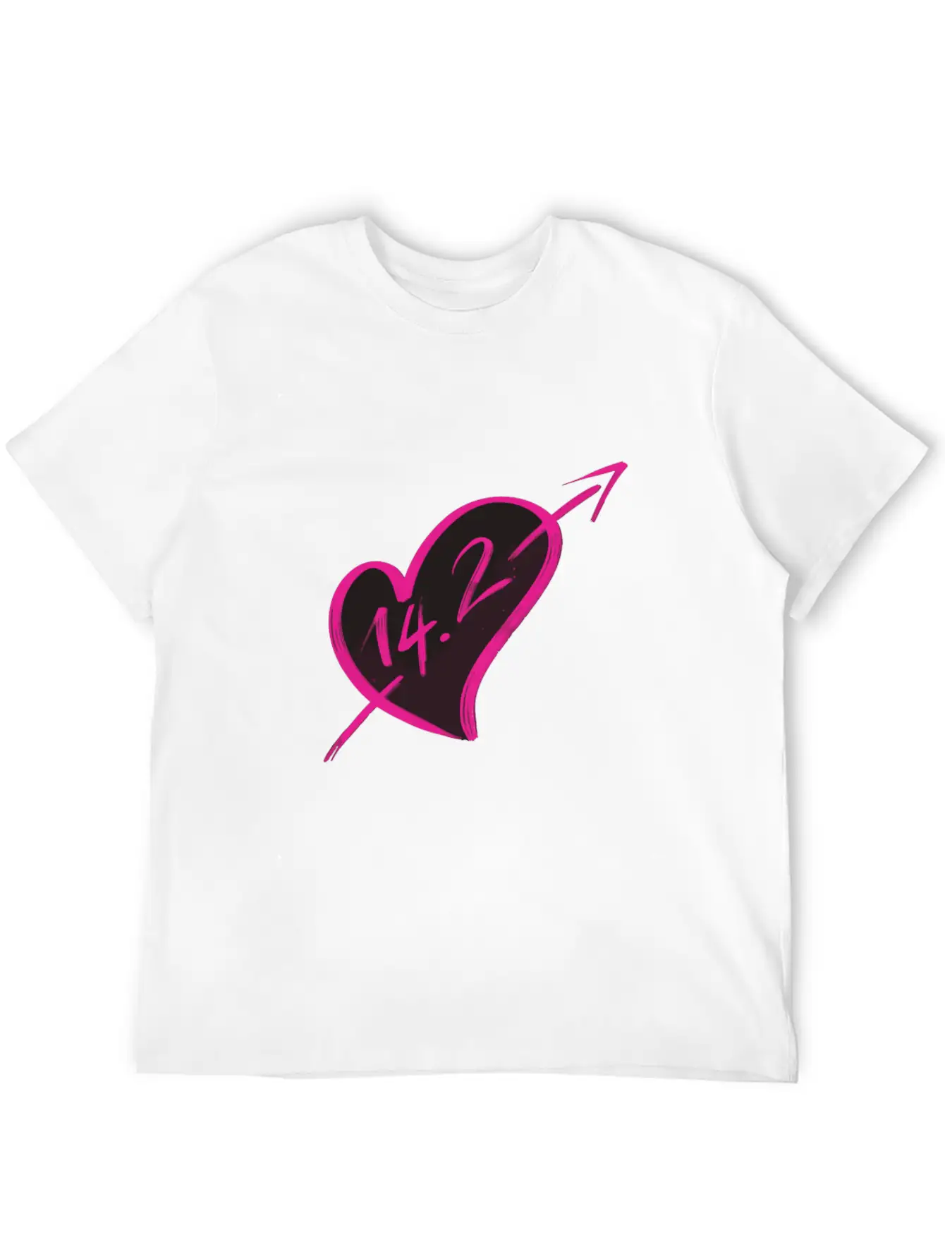14-2 Valentines Comfortable Minimalist Graphic Tee – Summer Style Essential