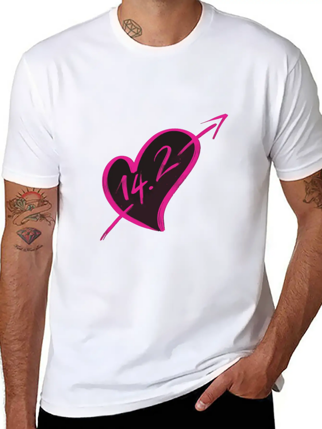 14-2 Valentines Comfortable Minimalist Graphic Tee – Summer Style Essential