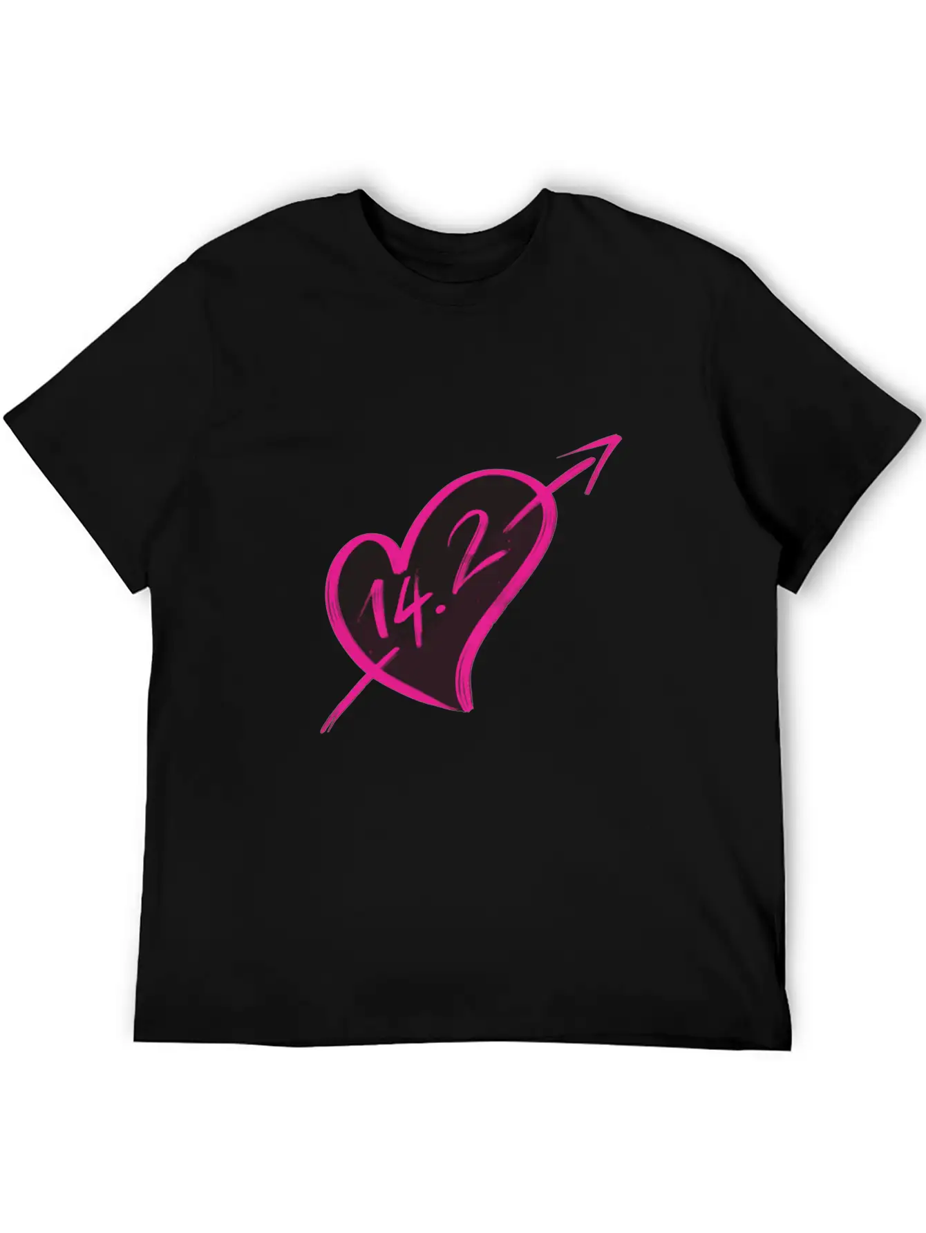 14-2 Valentines Comfortable Minimalist Graphic Tee – Summer Style Essential