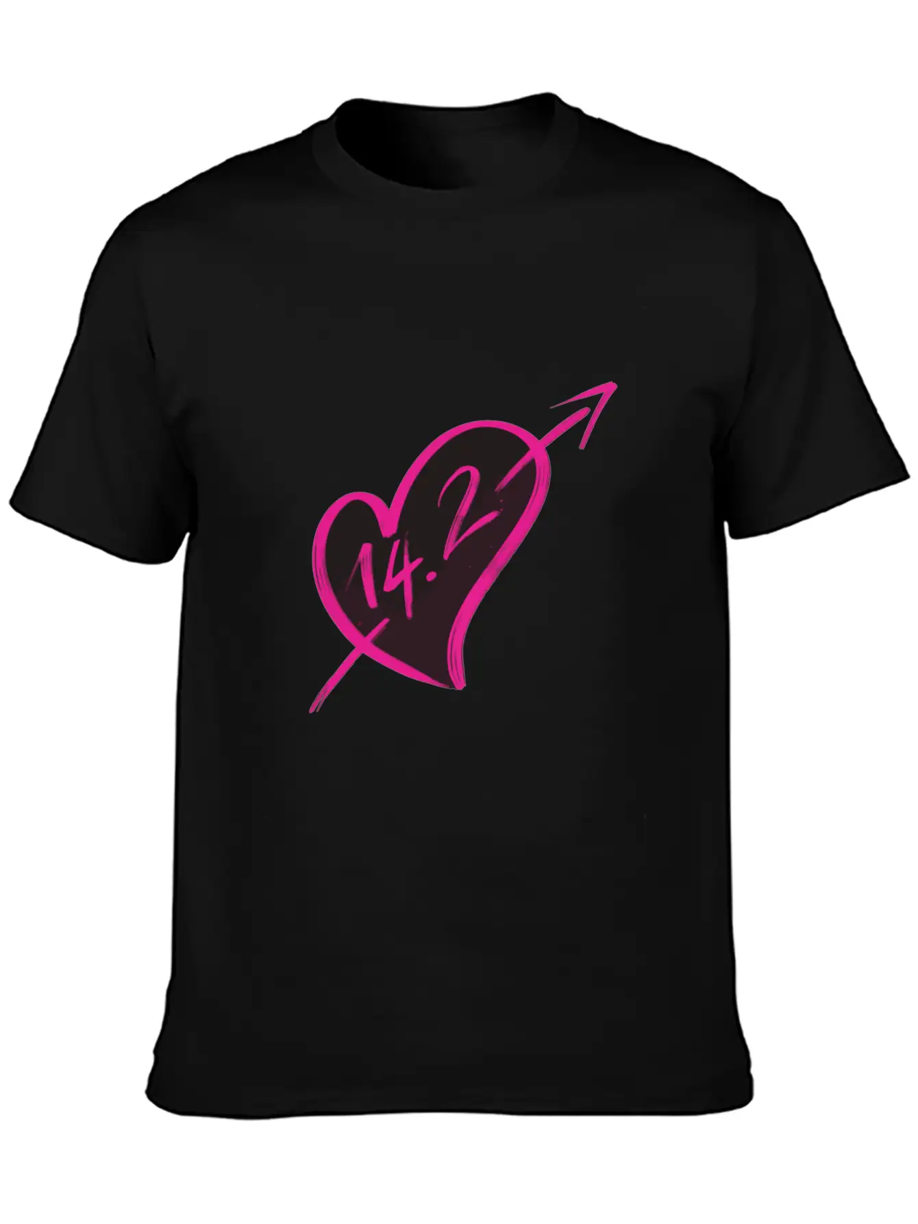 14-2 Valentines Comfortable Minimalist Graphic Tee – Summer Style Essential