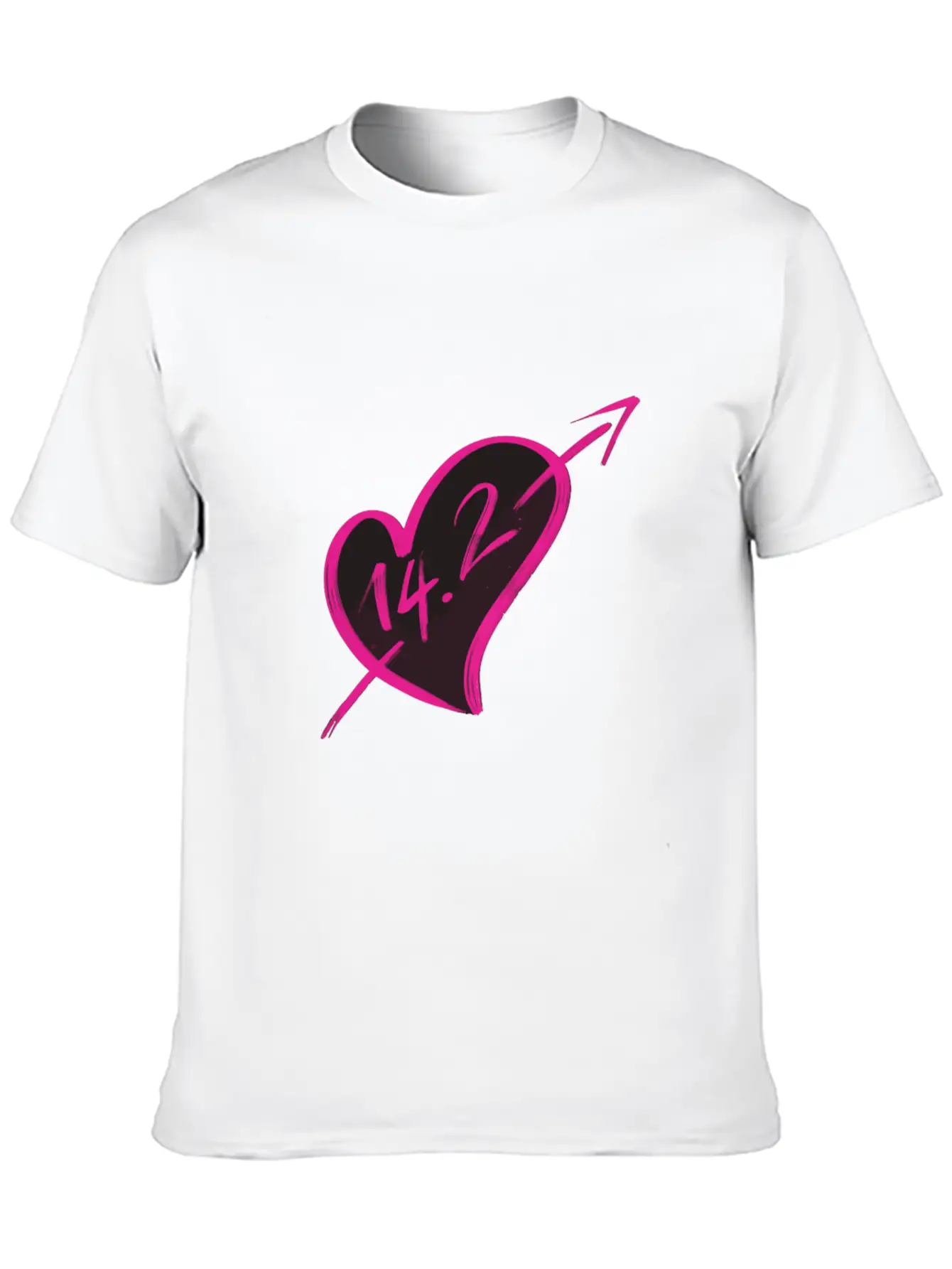 14-2 Valentines Comfortable Minimalist Graphic Tee – Summer Style Essential