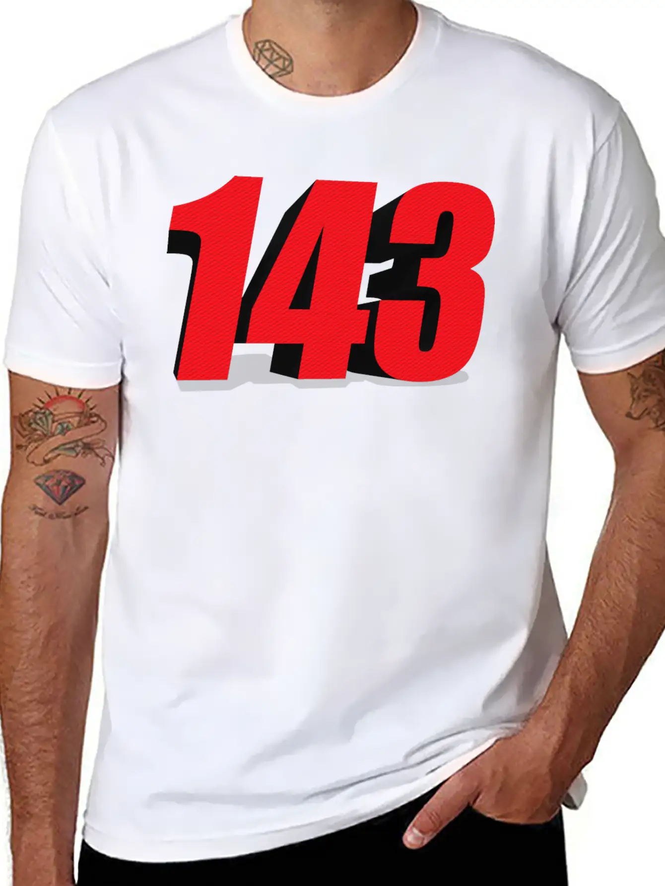 143 3d Relaxed Everyday Tee – Lightweight And Durable Cotton
