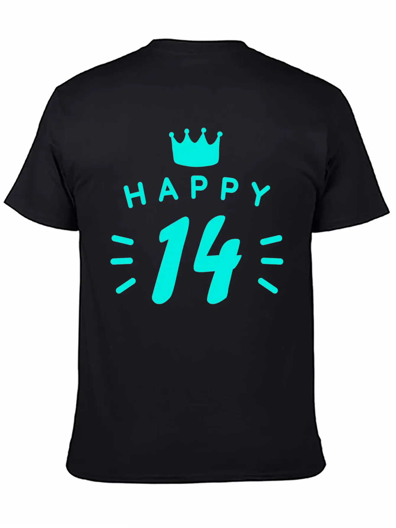 14th Birthday 14 Years Old Happy Birthday Saying Relaxed Everyday Tee – Lightweight And Durable Cotton