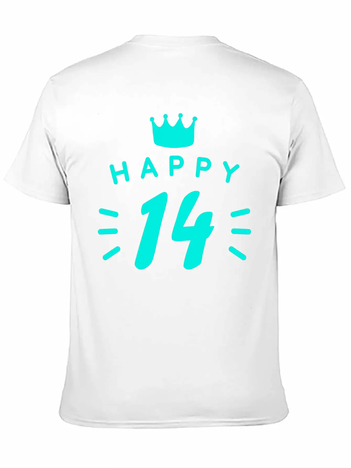 14th Birthday 14 Years Old Happy Birthday Saying Relaxed Everyday Tee – Lightweight And Durable Cotton