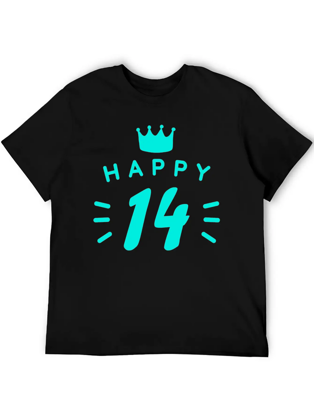 14th Birthday 14 Years Old Happy Birthday Saying Relaxed Everyday Tee – Lightweight And Durable Cotton