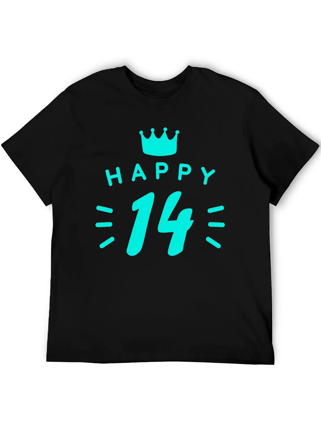 14th Birthday 14 Years Old Happy Birthday Saying Relaxed Everyday Tee – Lightweight And Durable Cotton