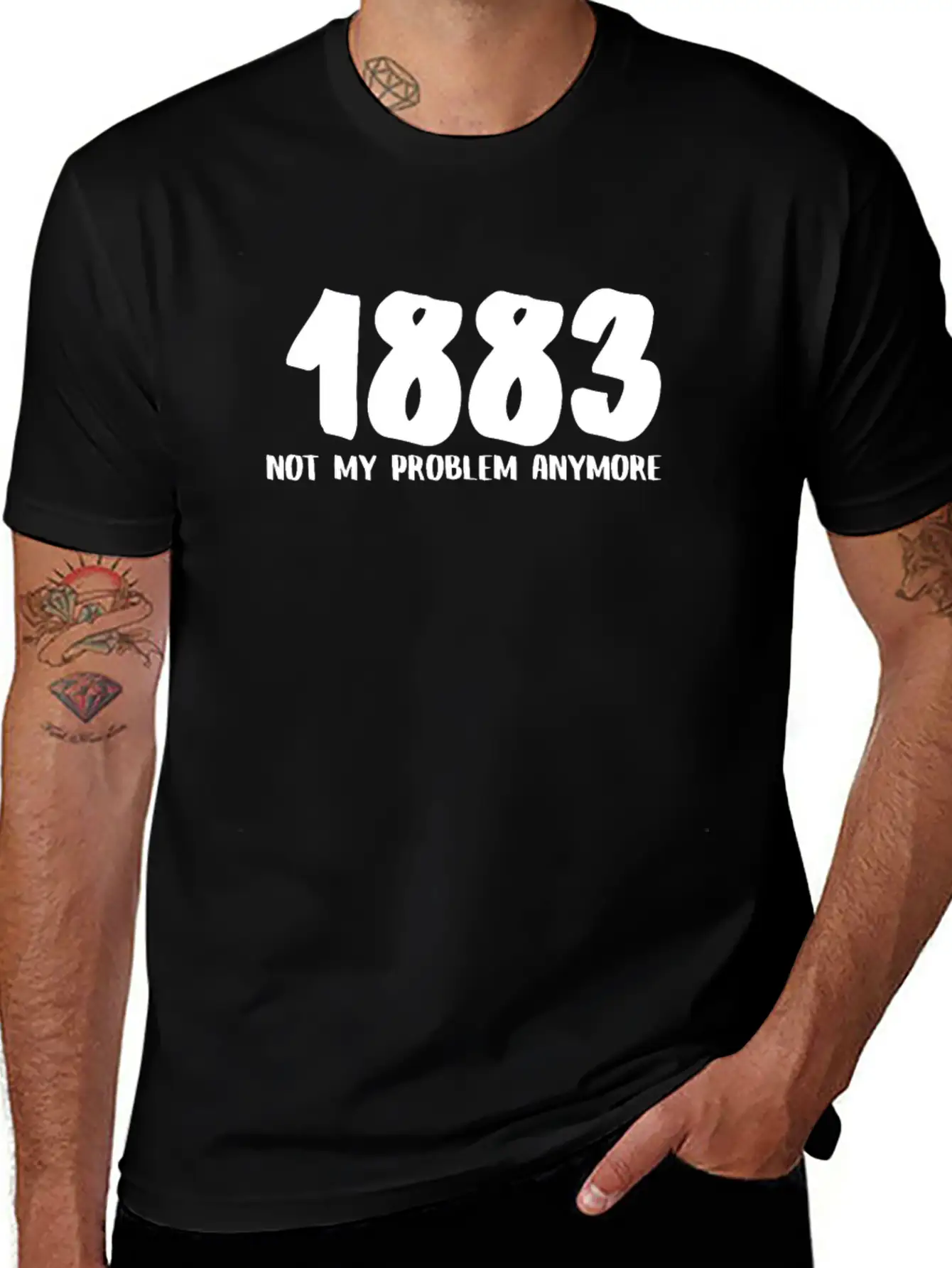 1883 Not My Problem Anymore Relaxed Everyday Tee – Lightweight And Durable Cotton