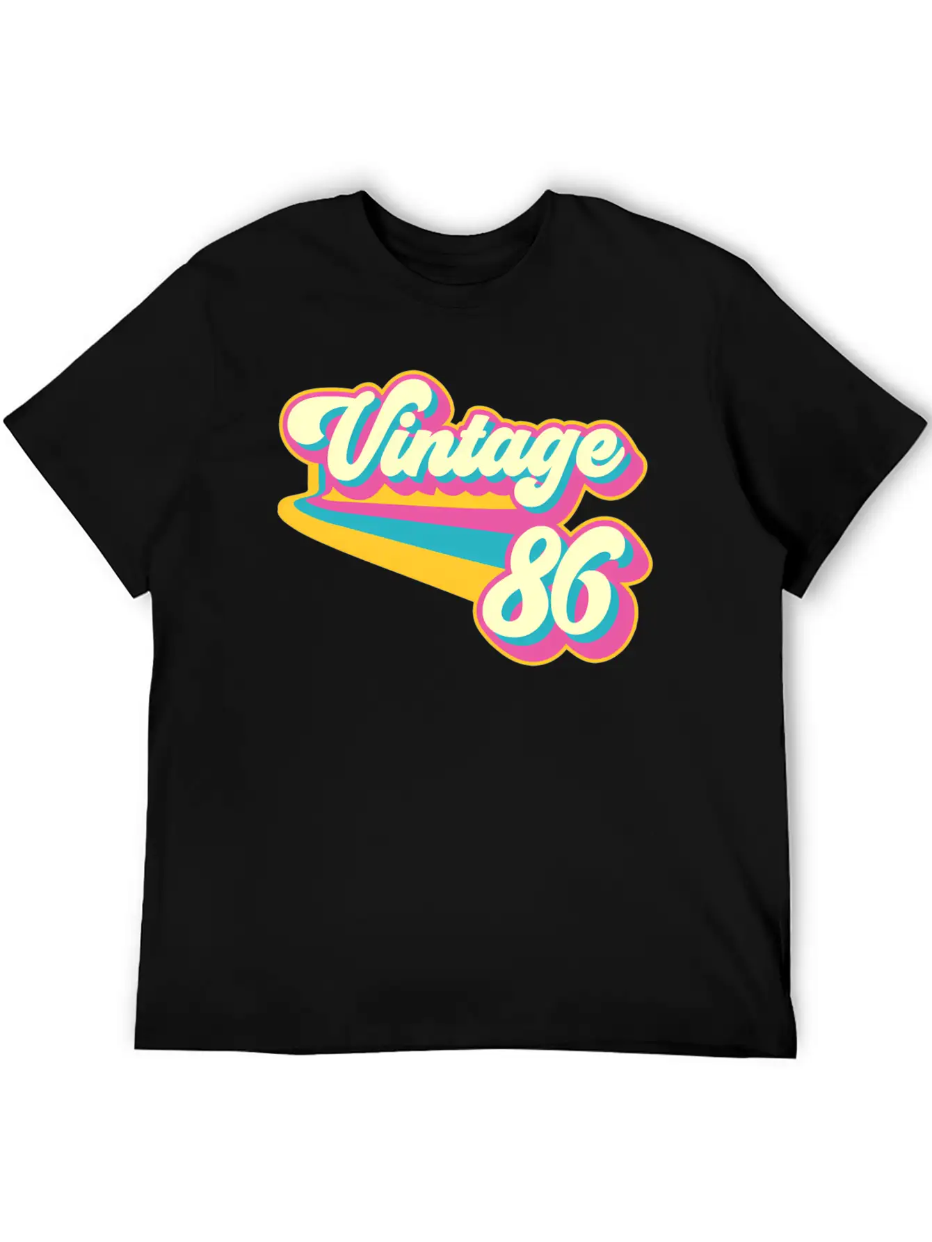 1986 Unisex Short Sleeve Soft Cotton T-Shirt – Casual Everyday Wear