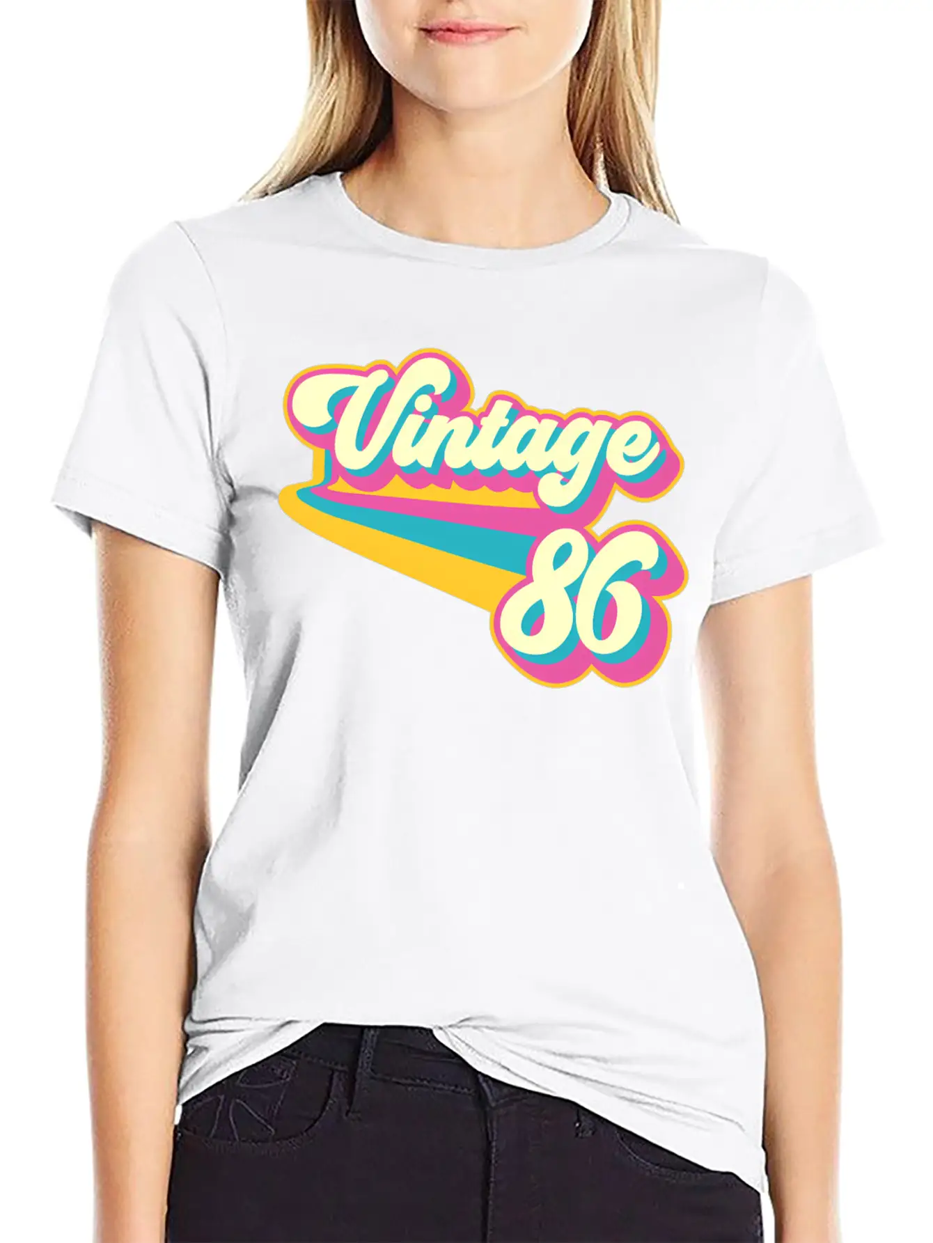 1986 Unisex Short Sleeve Soft Cotton T-Shirt – Casual Everyday Wear