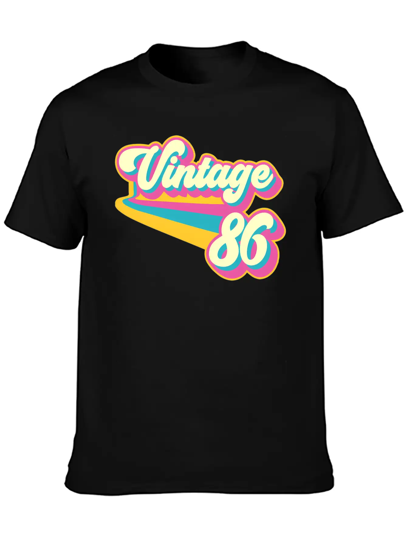 1986 Unisex Short Sleeve Soft Cotton T-Shirt – Casual Everyday Wear