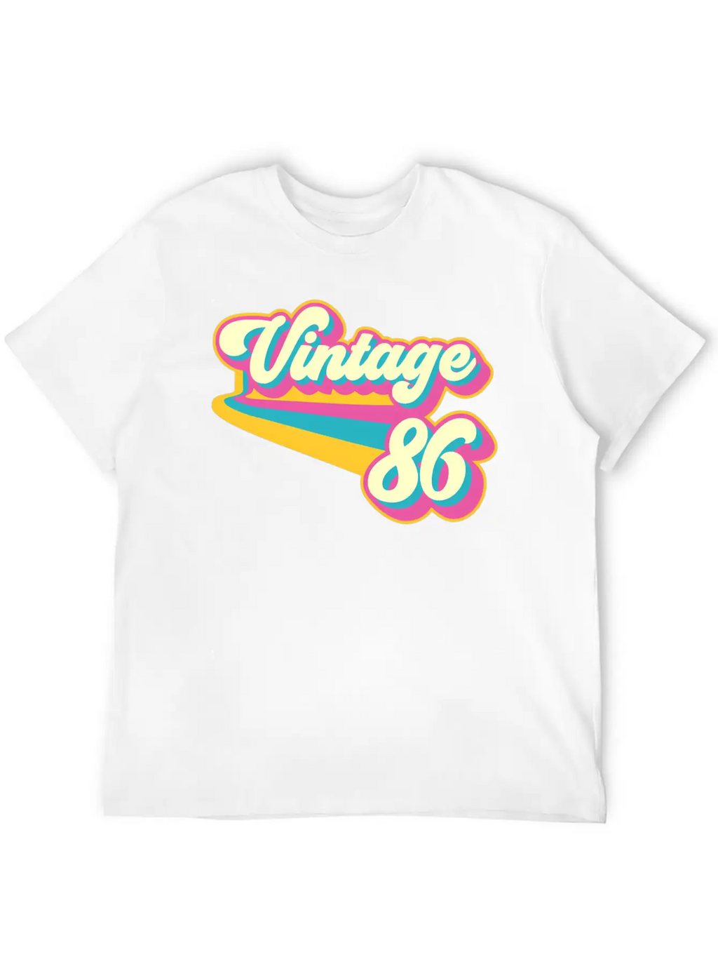 1986 Unisex Short Sleeve Soft Cotton T-Shirt – Casual Everyday Wear
