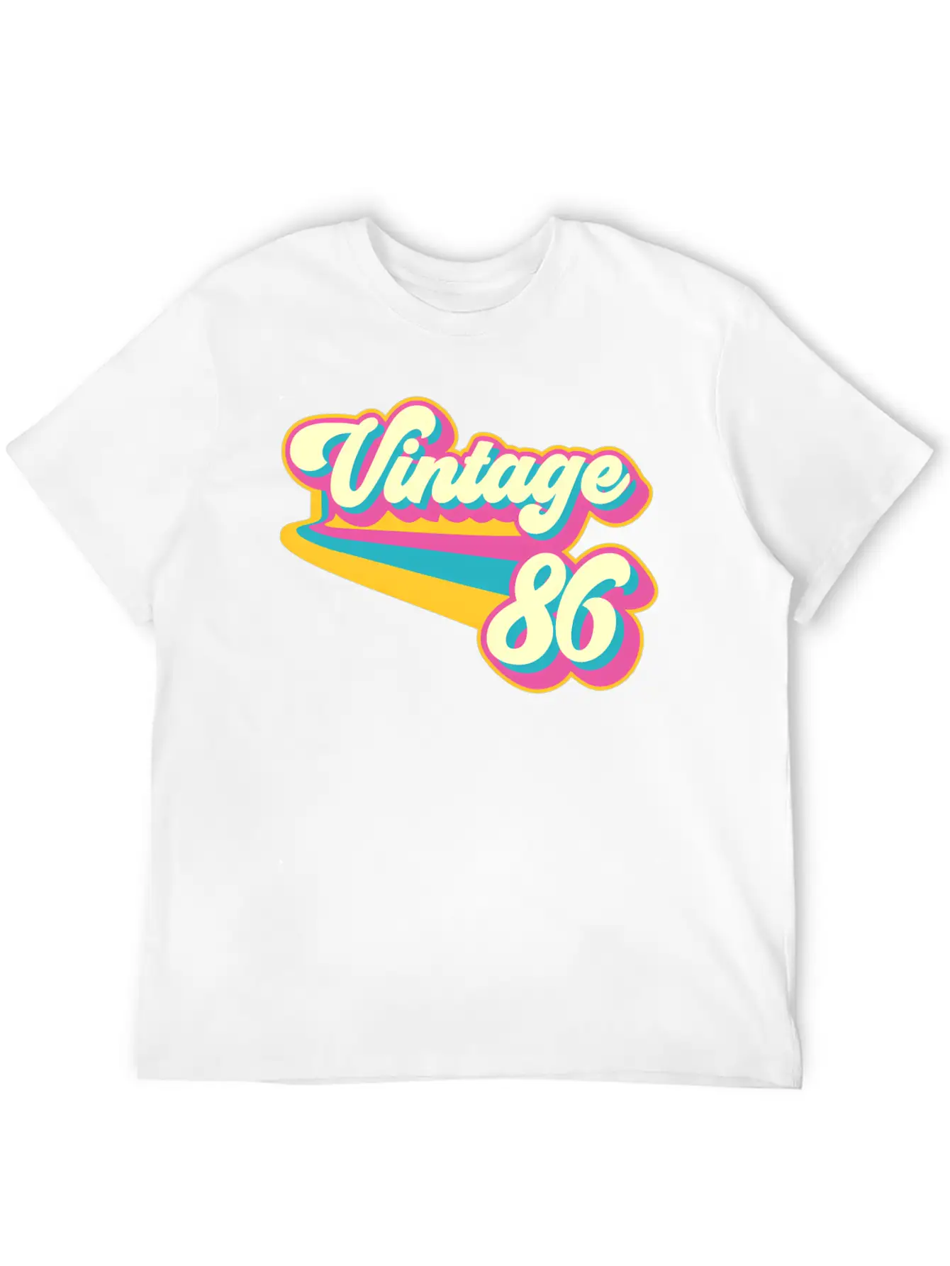 1986 Unisex Short Sleeve Soft Cotton T-Shirt – Casual Everyday Wear