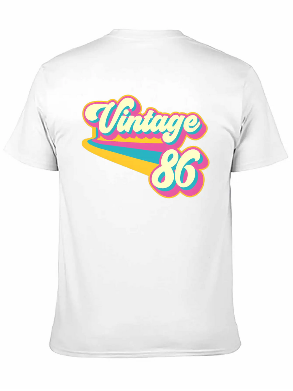 1986 Unisex Short Sleeve Soft Cotton T-Shirt – Casual Everyday Wear