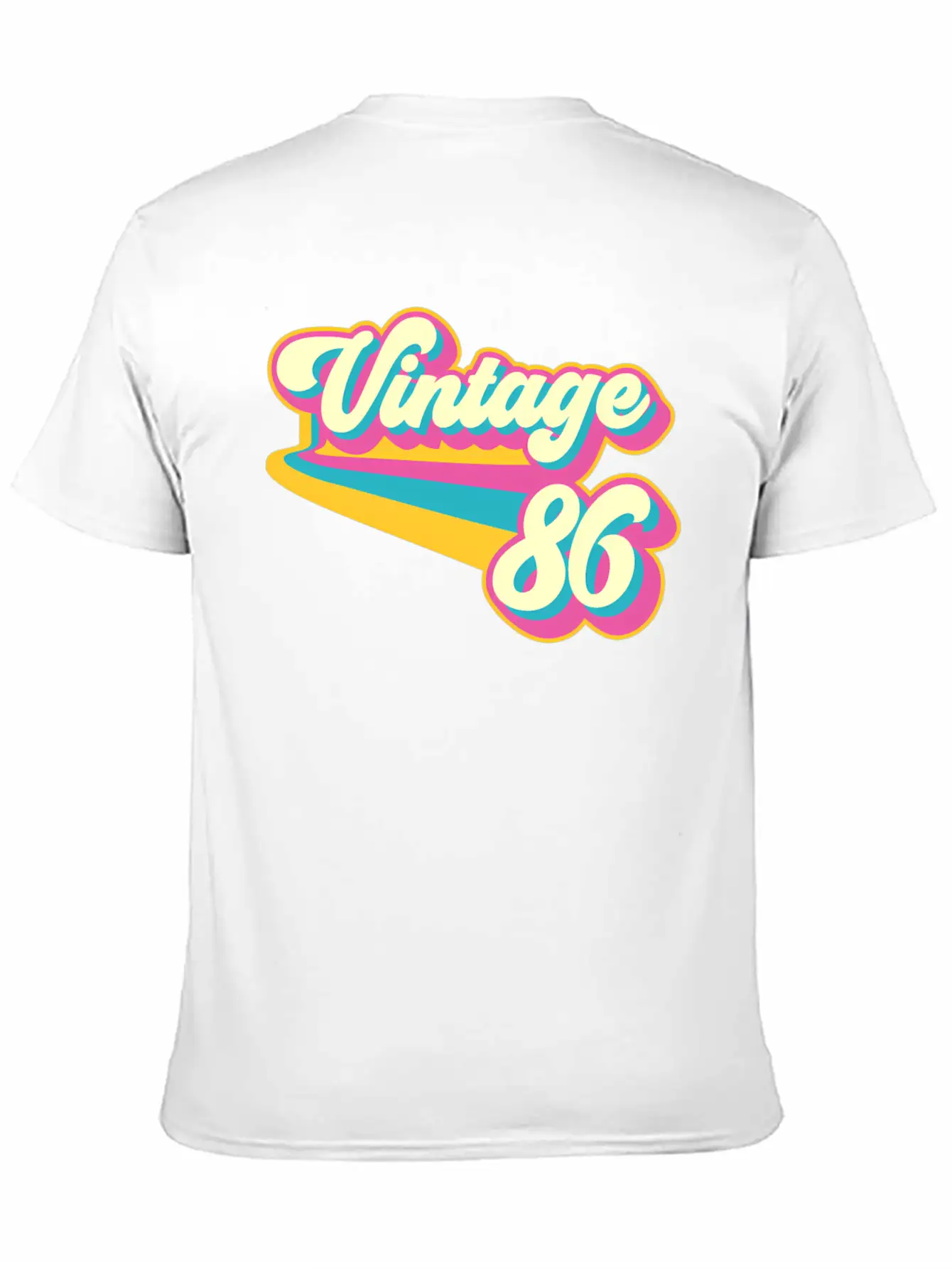 1986 Unisex Short Sleeve Soft Cotton T-Shirt – Casual Everyday Wear